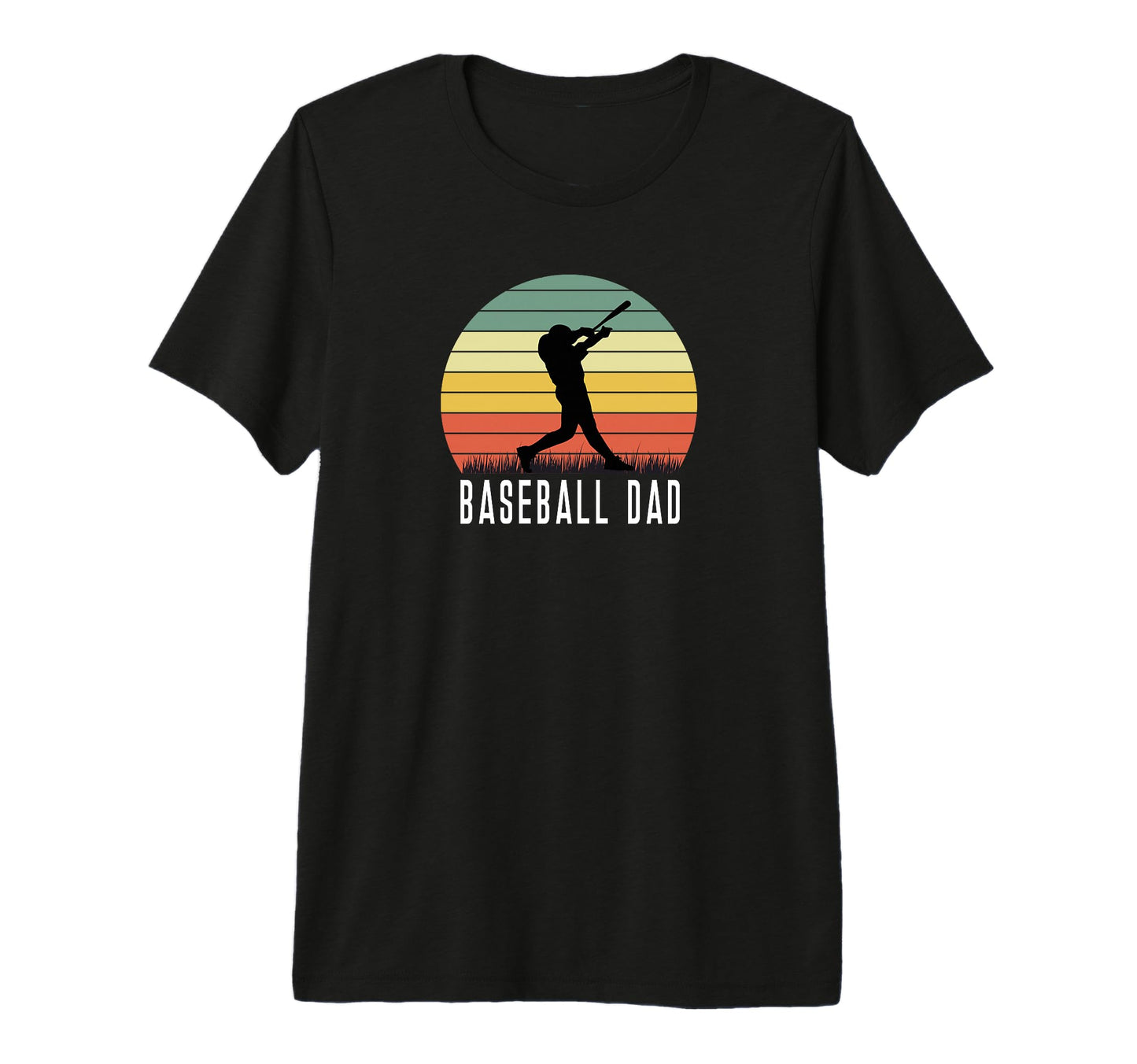 Baseball Batter Homerun Dad Fathers Day T-Shirt - Unique Graphic Men Women - T-Shirt, Sweatshirt, Hoodie