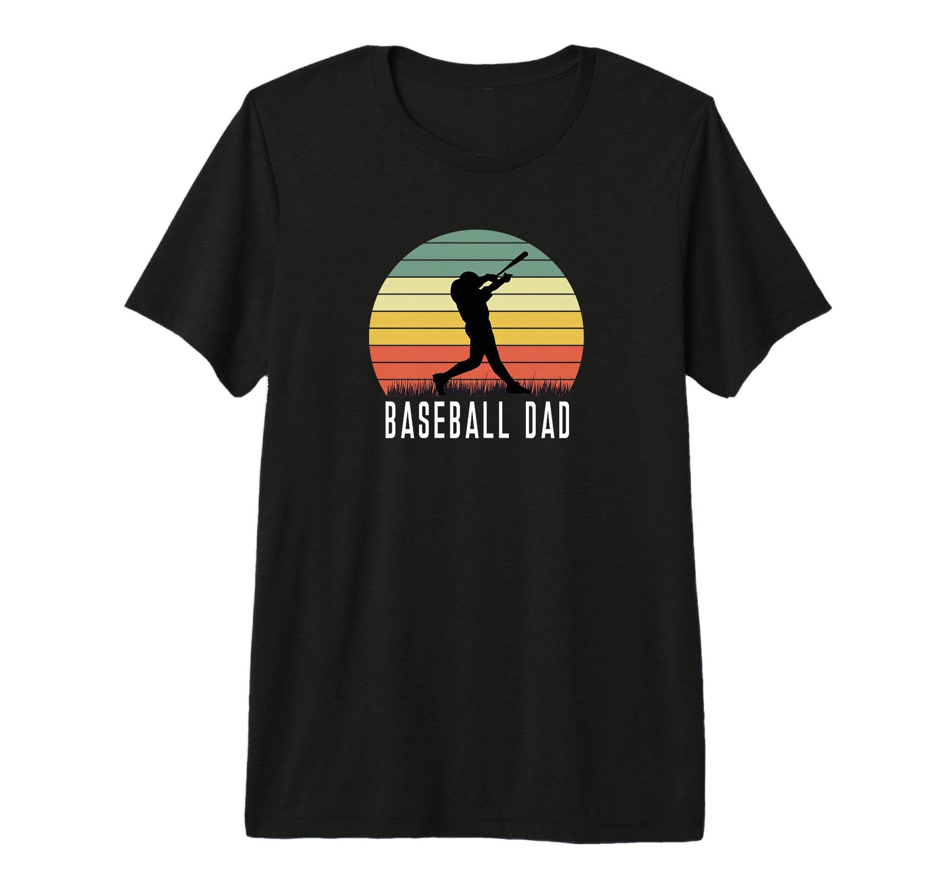 Baseball Batter Homerun Dad Fathers Day T-Shirt - Unique Graphic Men Women - T-Shirt, Sweatshirt, Hoodie