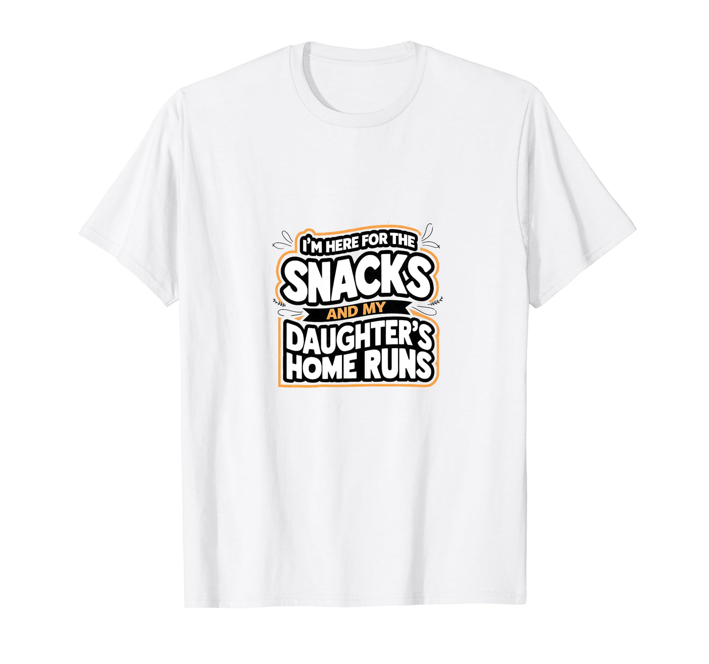 Softball Dad Snacks And Daughter T-Shirt - Aesthetic Graphic Men Women - T-Shirt, Sweatshirt, Hoodie