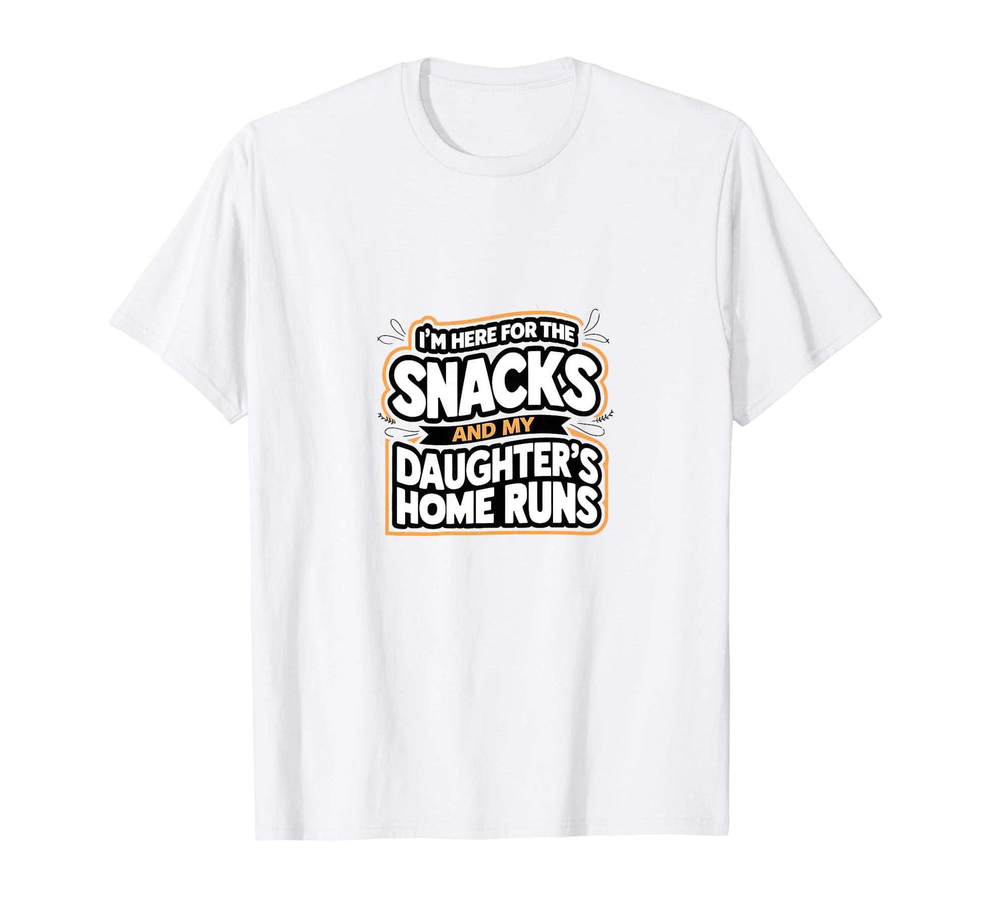 Softball Dad Snacks And Daughter T-Shirt - Aesthetic Graphic Men Women - T-Shirt, Sweatshirt, Hoodie