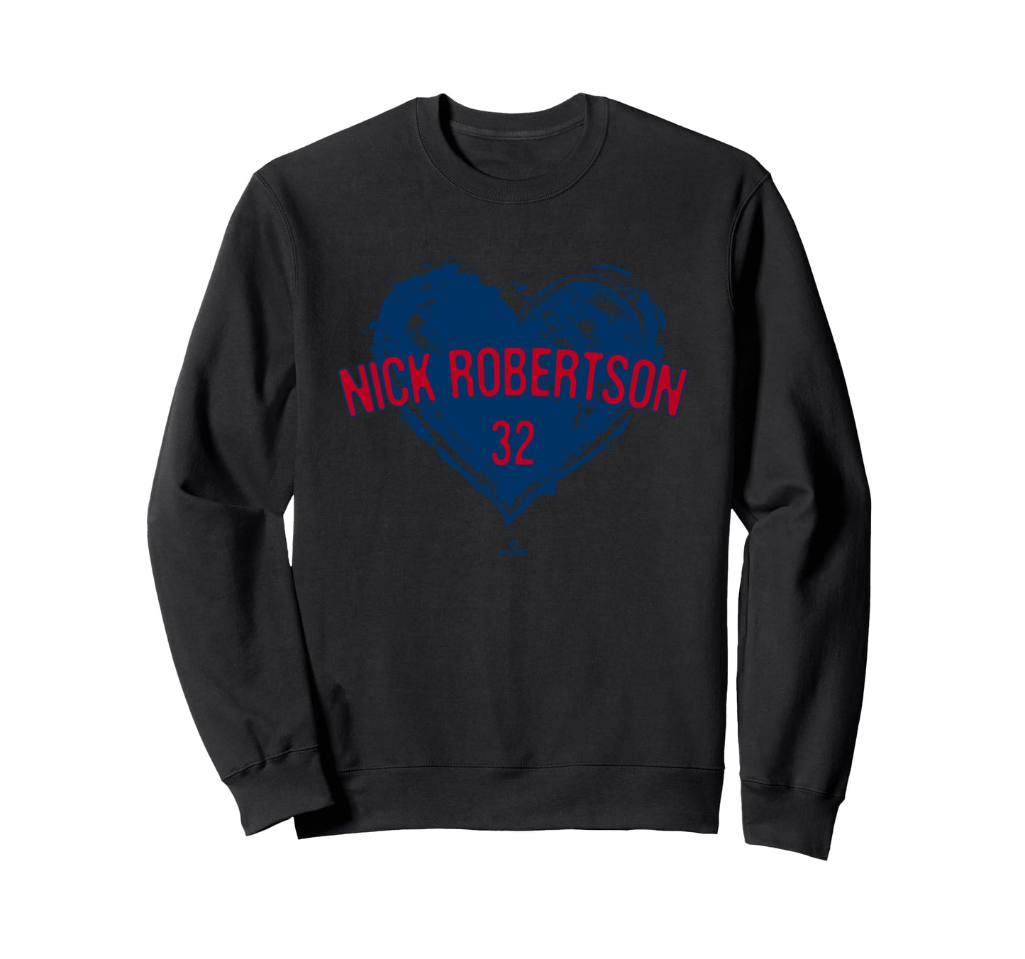Distressed Heart Nick Robertson Sweatshirt - Fun Novelty Design Men Women - T-Shirt, Sweatshirt, Hoodie