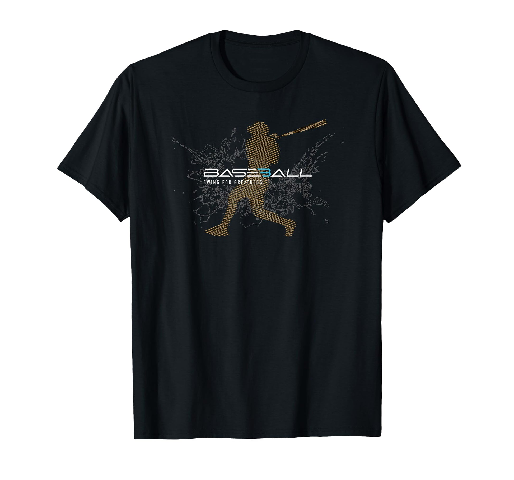 Baseball Games Fans Swing T-Shirt - Casual Everyday Wear Men Women - T-Shirt, Sweatshirt, Hoodie