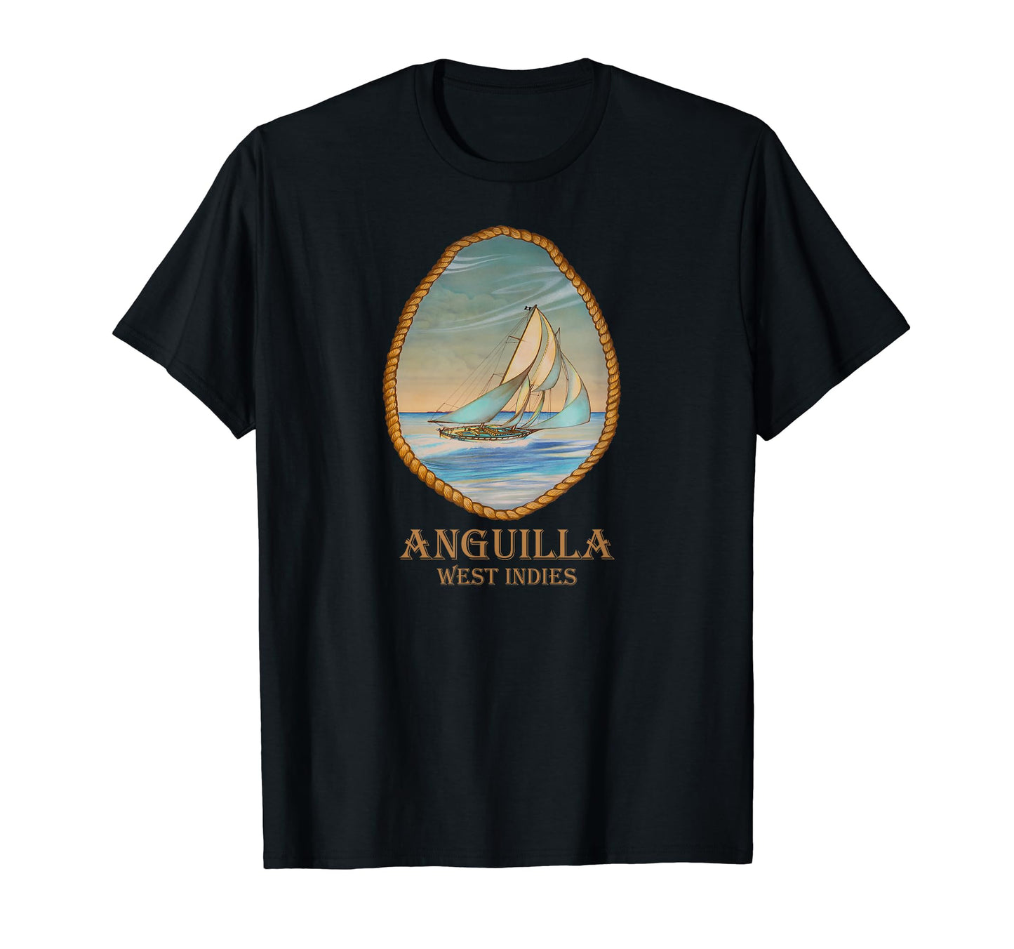 Anguilla West Indies Sailboat Vacation T-Shirt - Streetwear Style Men Women - T-Shirt, Sweatshirt, Hoodie