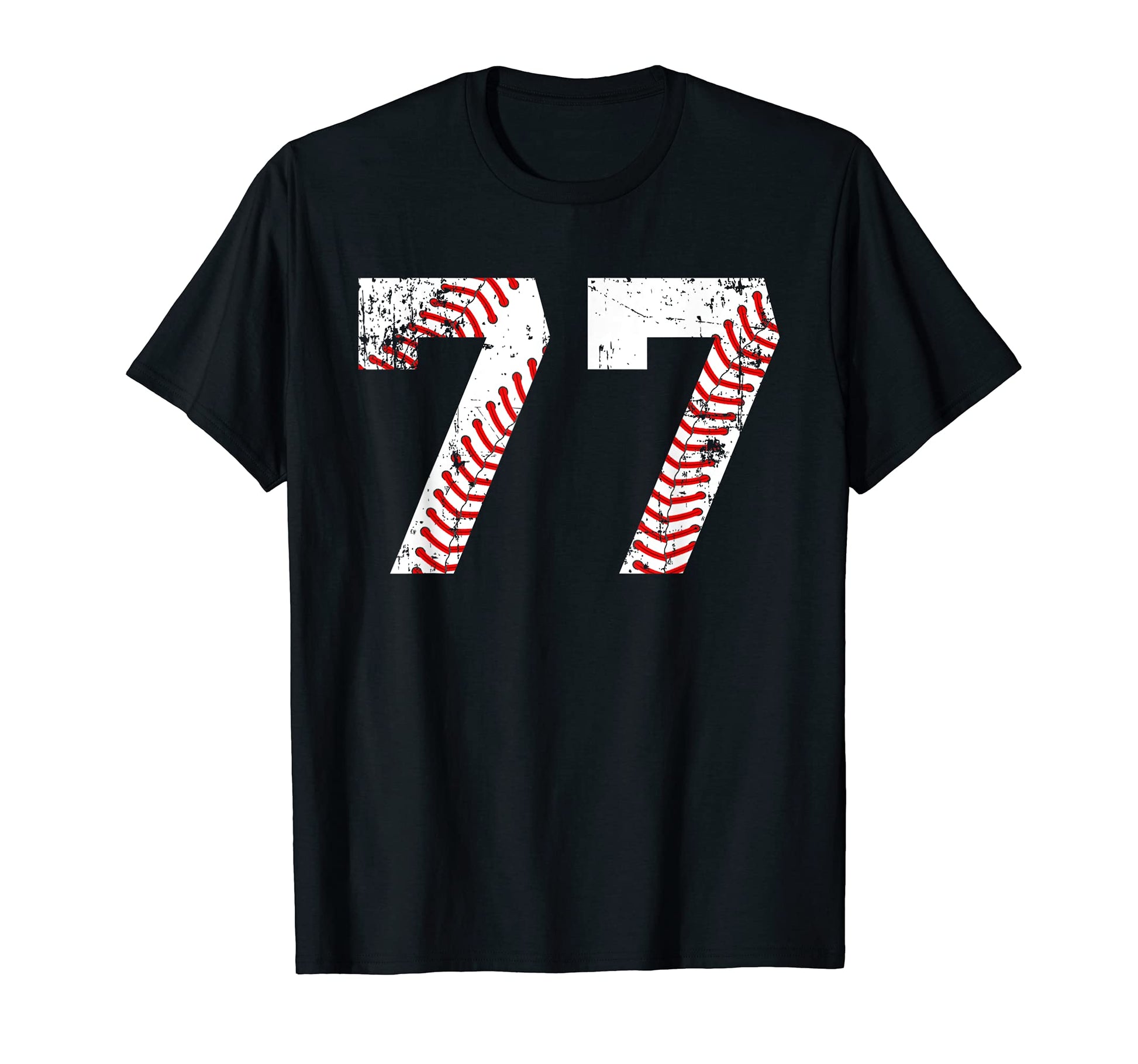 Baseball 77 Jersey Number T-Shirt - Graphic Print for Adults - T-Shirt, Sweatshirt, Hoodie