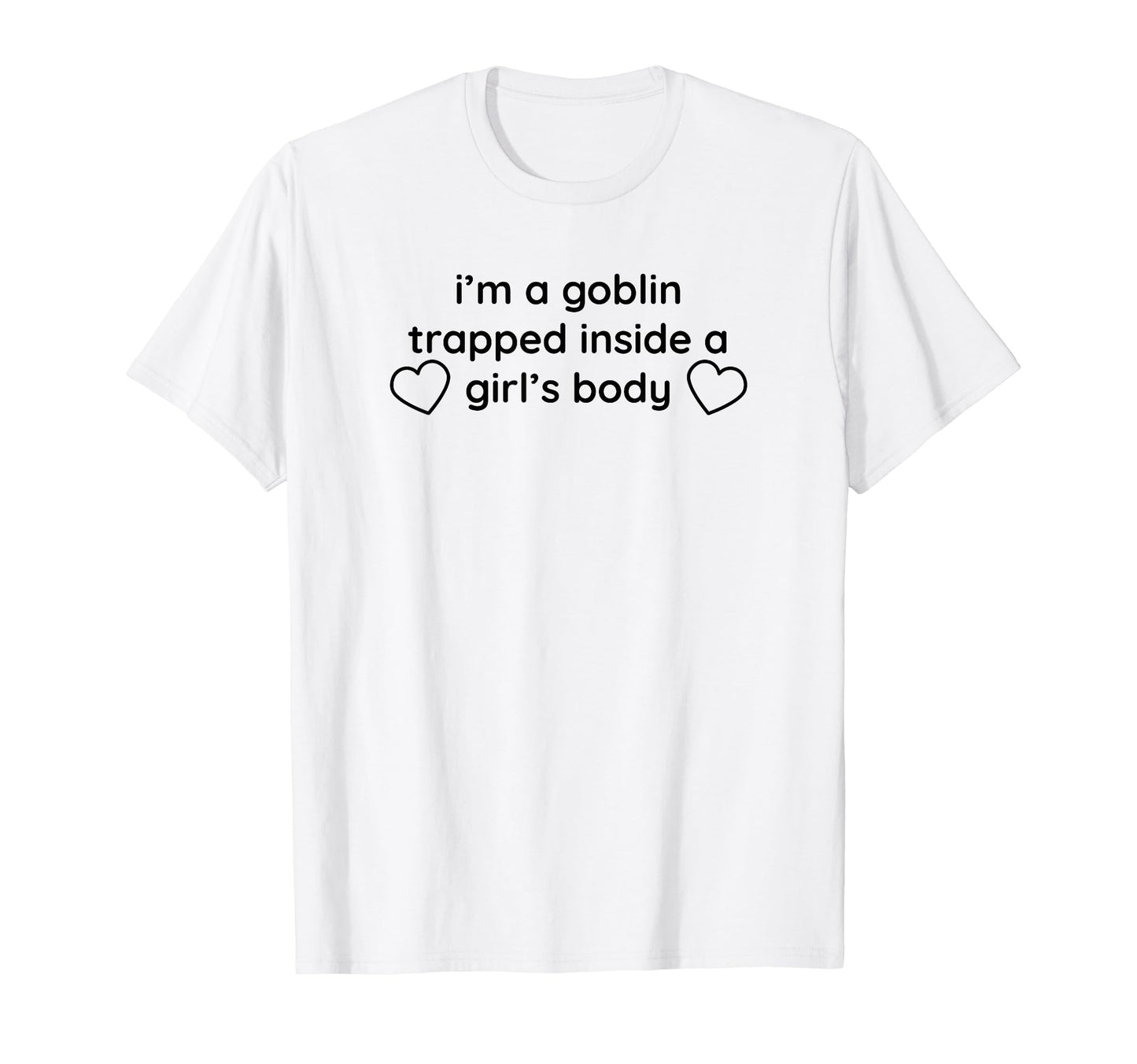 Im Goblin Trapped Inside Body Y2K Aesthetic T-Shirt - Unique Graphic Unisex - T-Shirt, Sweatshirt, Hoodie