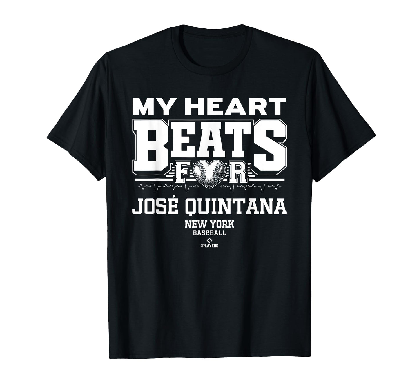 My Heart Beats Jos Quintana New York T-Shirt - Unique Graphic Unisex - T-Shirt, Sweatshirt, Hoodie