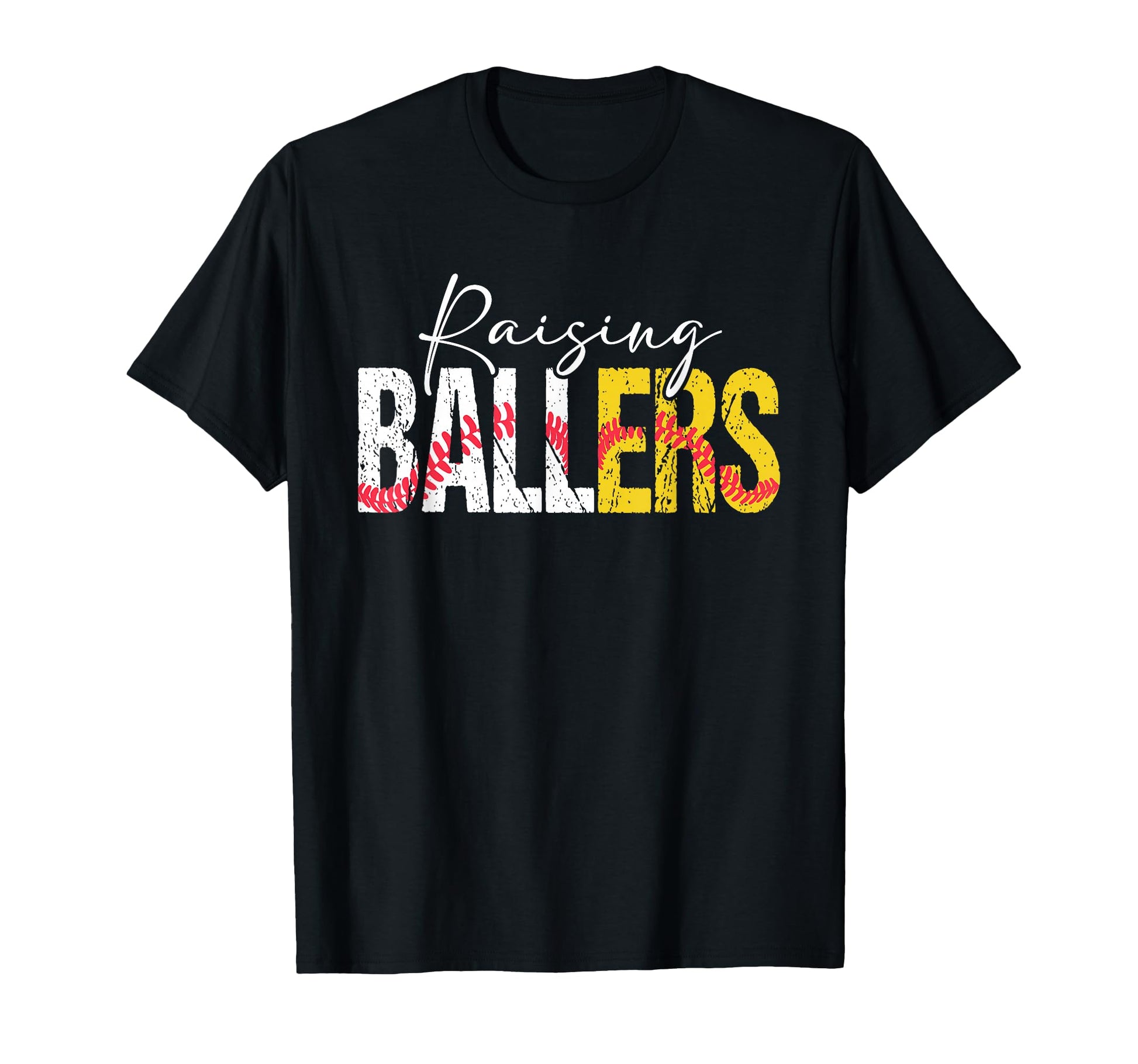 Busy Raising Ballers Baseball Softball T-Shirt - Aesthetic Graphic Unisex - T-Shirt, Sweatshirt, Hoodie