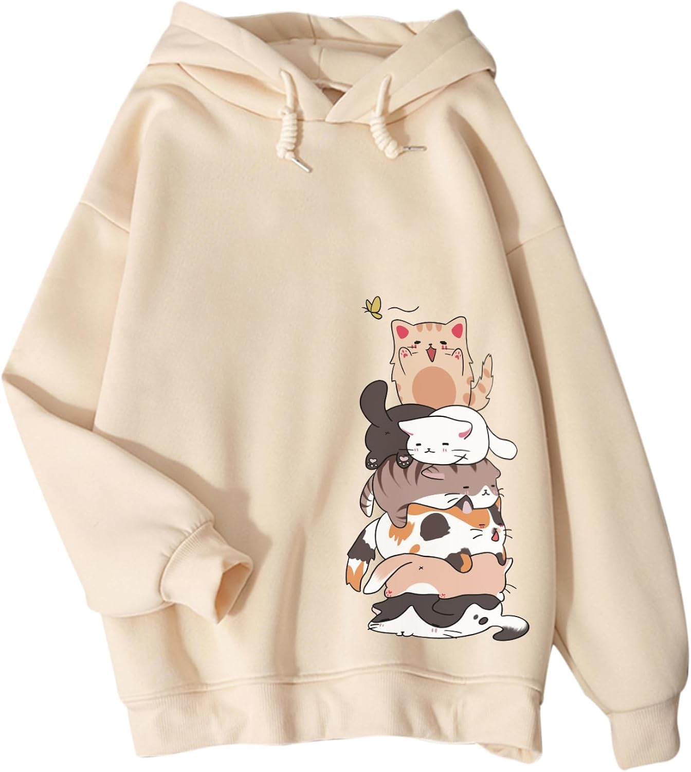 Cute Cat Graphic for Teen Girls Kawaii Cartoon - Adult & Kids T-Shirts, Sweatshirts & Hoodies apparel design preview 1