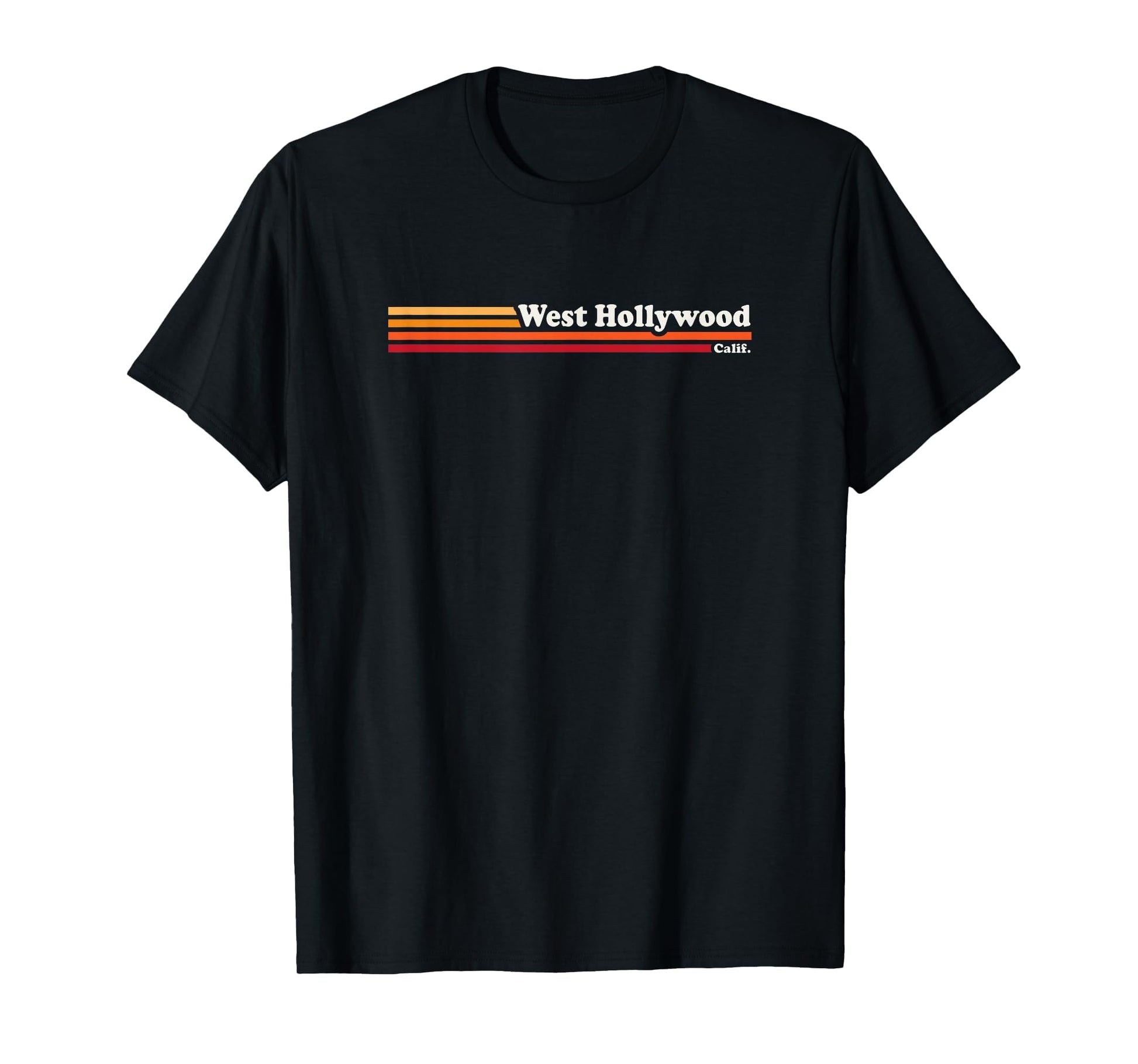 1980S West Hollywood California T-Shirt - Trendy Graphic Unisex - T-Shirt, Sweatshirt, Hoodie