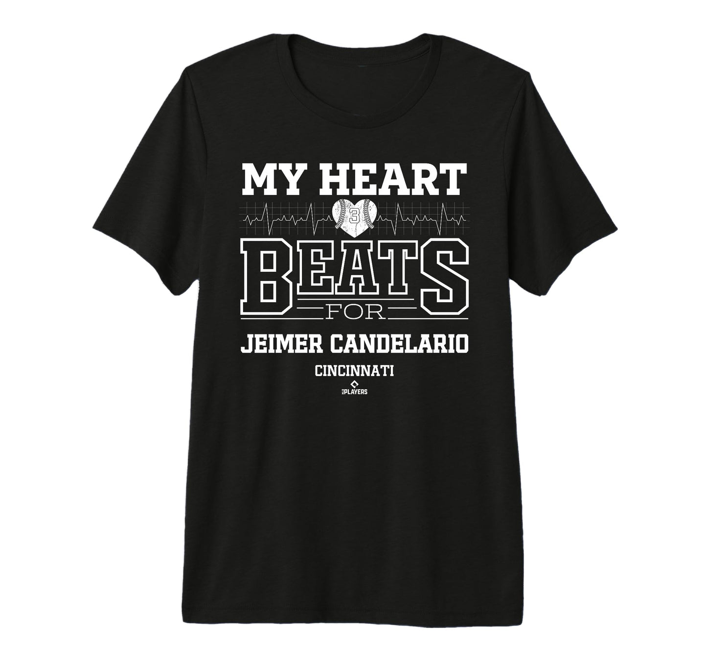 My Heart Beats Jeimer Candelario T-Shirt - Graphic Print Men Women - T-Shirt, Sweatshirt, Hoodie