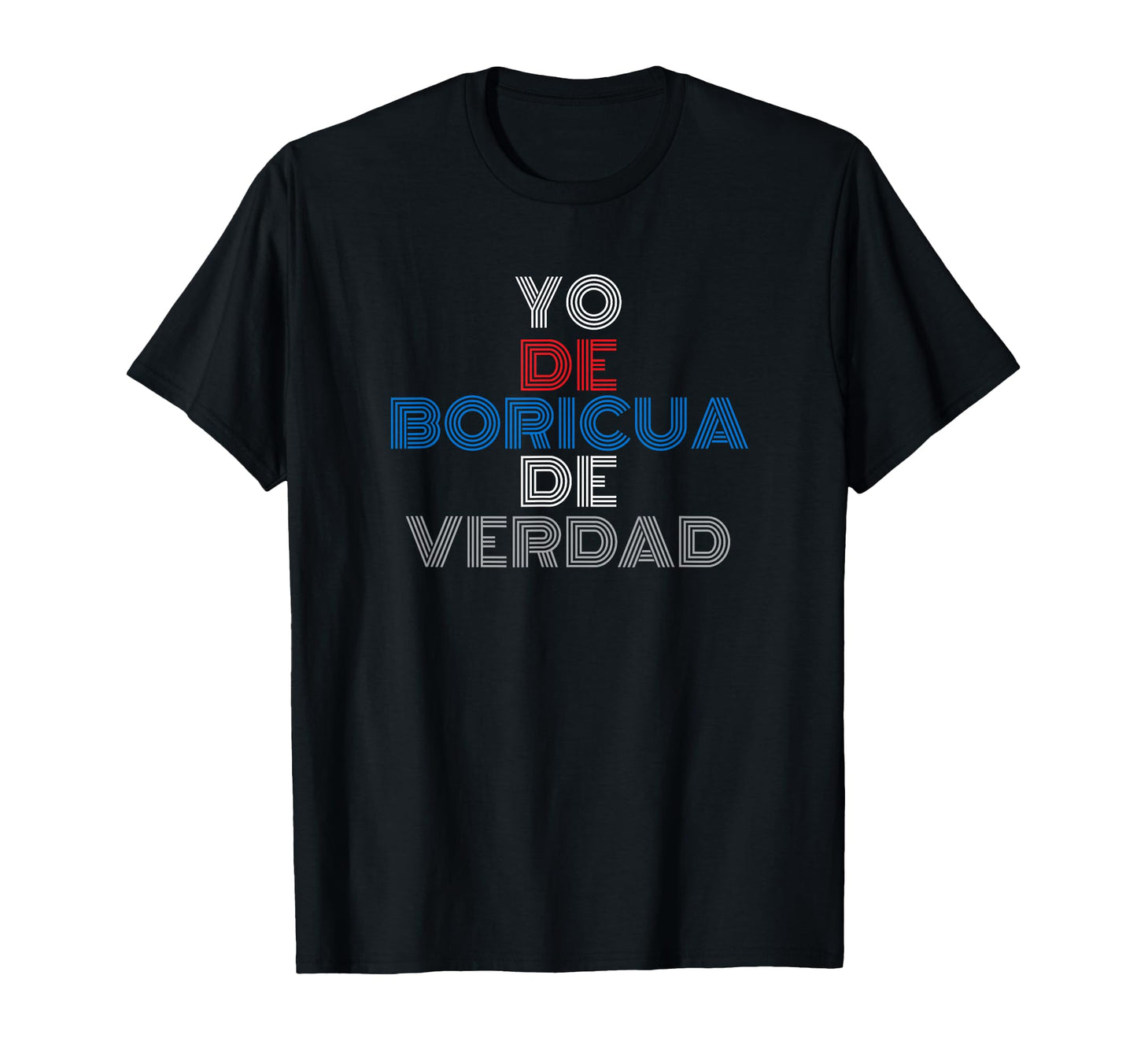 Yo De Boricua De Verdad True Puerto T-Shirt - Graphic Print for Adults - T-Shirt, Sweatshirt, Hoodie
