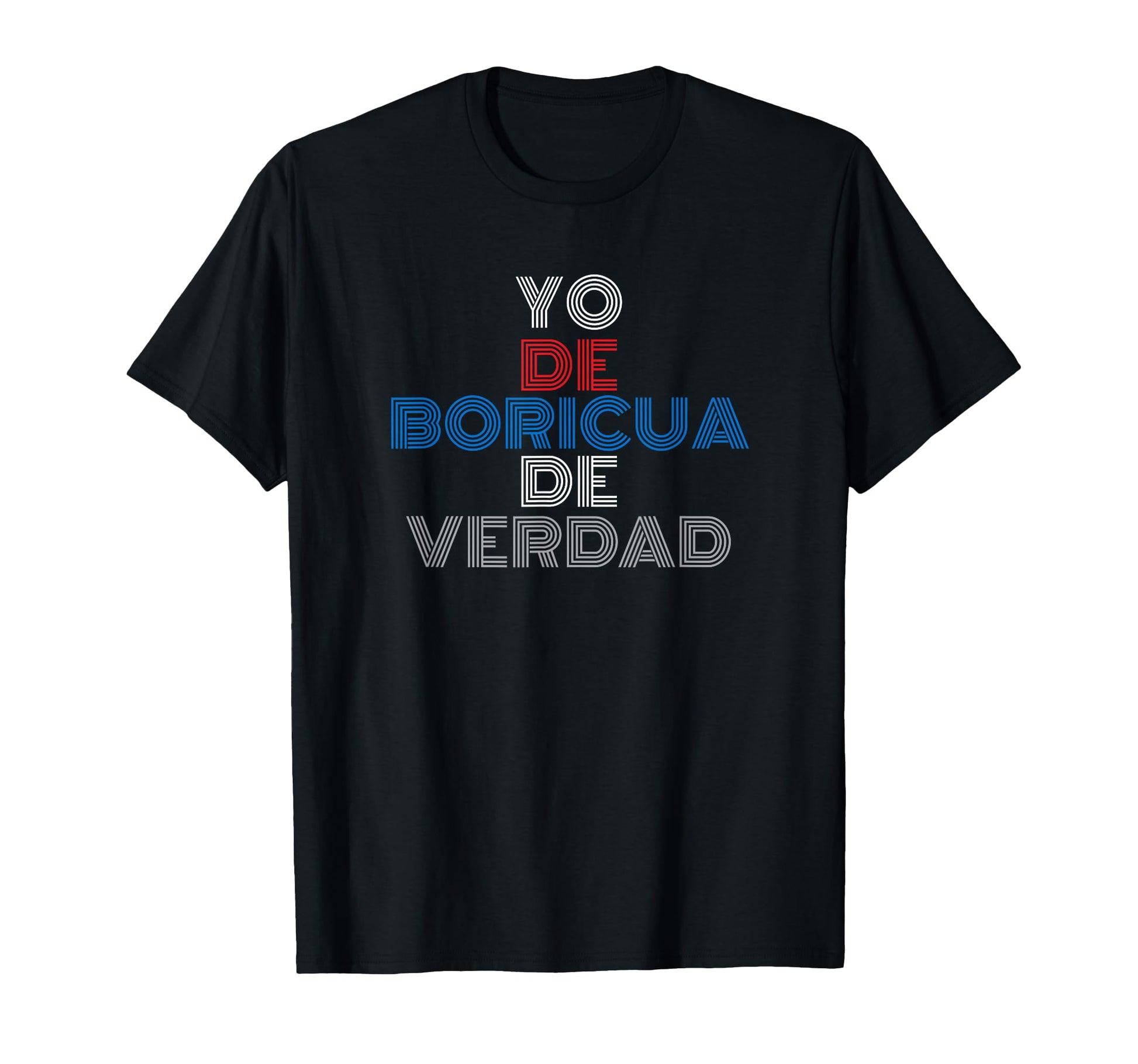 Yo De Boricua De Verdad True Puerto T-Shirt - Graphic Print for Adults - T-Shirt, Sweatshirt, Hoodie