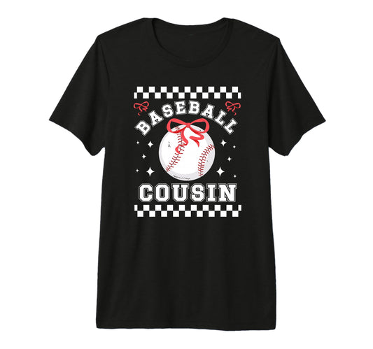 Baseball Cousin Coquette Cousin T-Shirt - Minimalist Print for Adults - T-Shirt, Sweatshirt, Hoodie