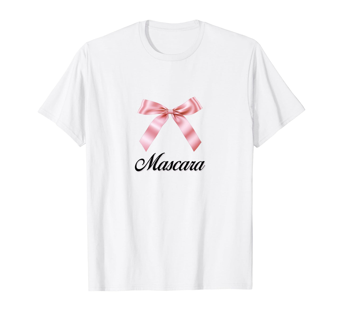 Mascara Bow Coquette Bow Girlcore Y2K T-Shirt - Unique Graphic Unisex - T-Shirt, Sweatshirt, Hoodie