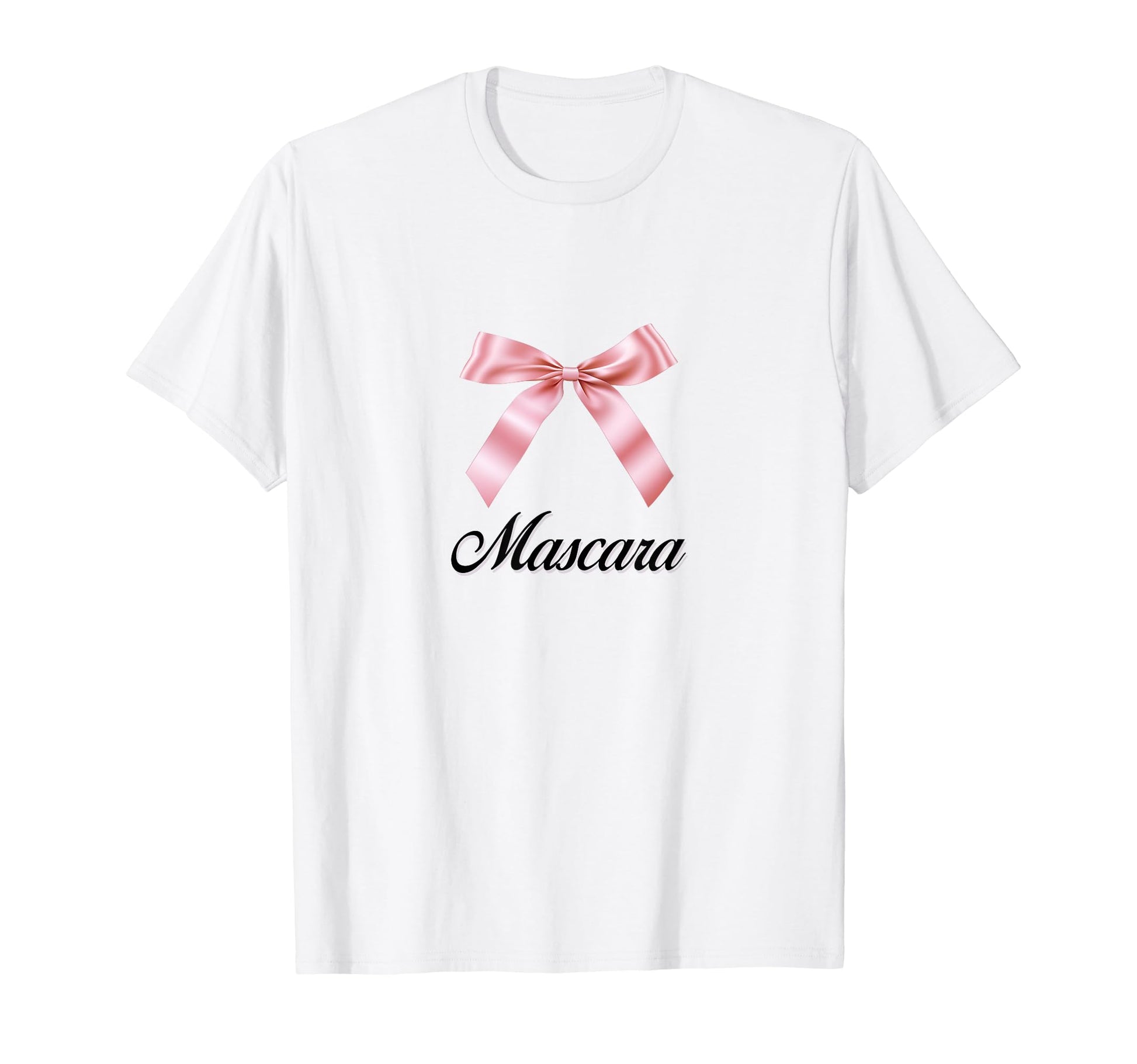 Mascara Bow Coquette Bow Girlcore Y2K T-Shirt - Unique Graphic Unisex - T-Shirt, Sweatshirt, Hoodie