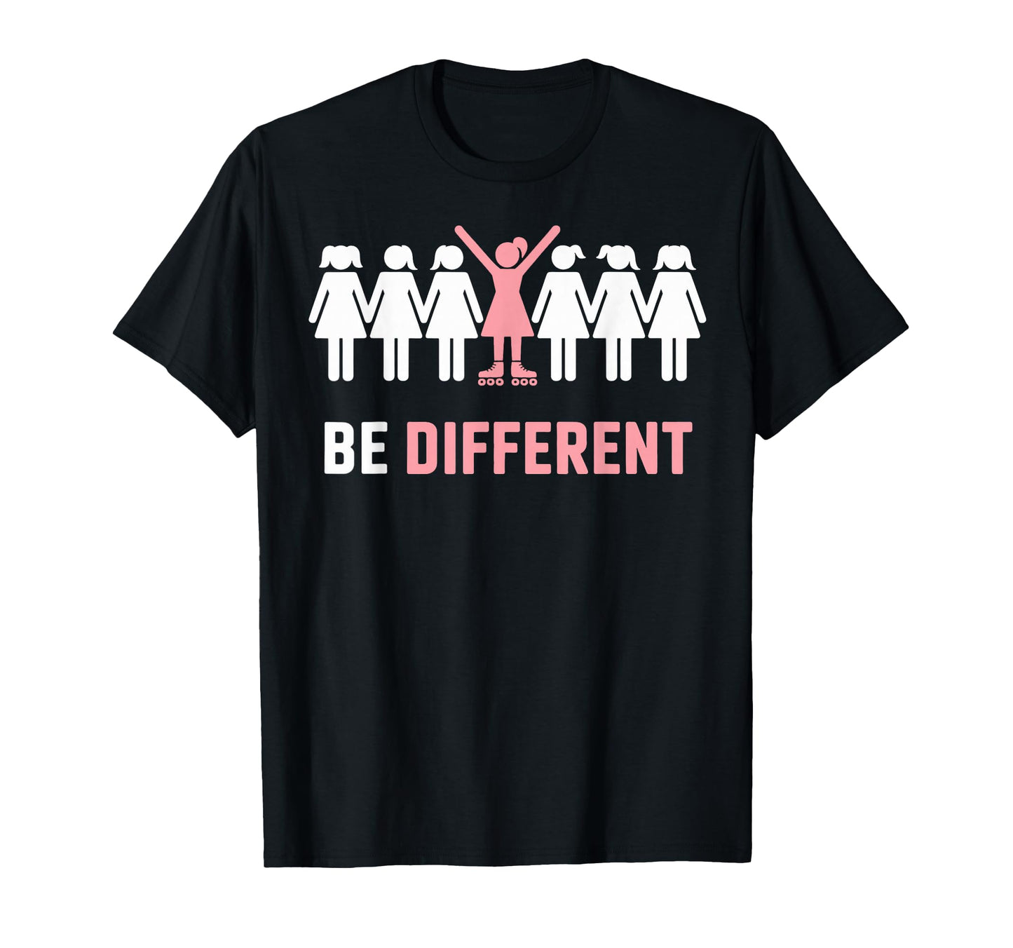 Different Roller Skate Roller Skating T-Shirt - Custom Art Print Unisex - T-Shirt, Sweatshirt, Hoodie
