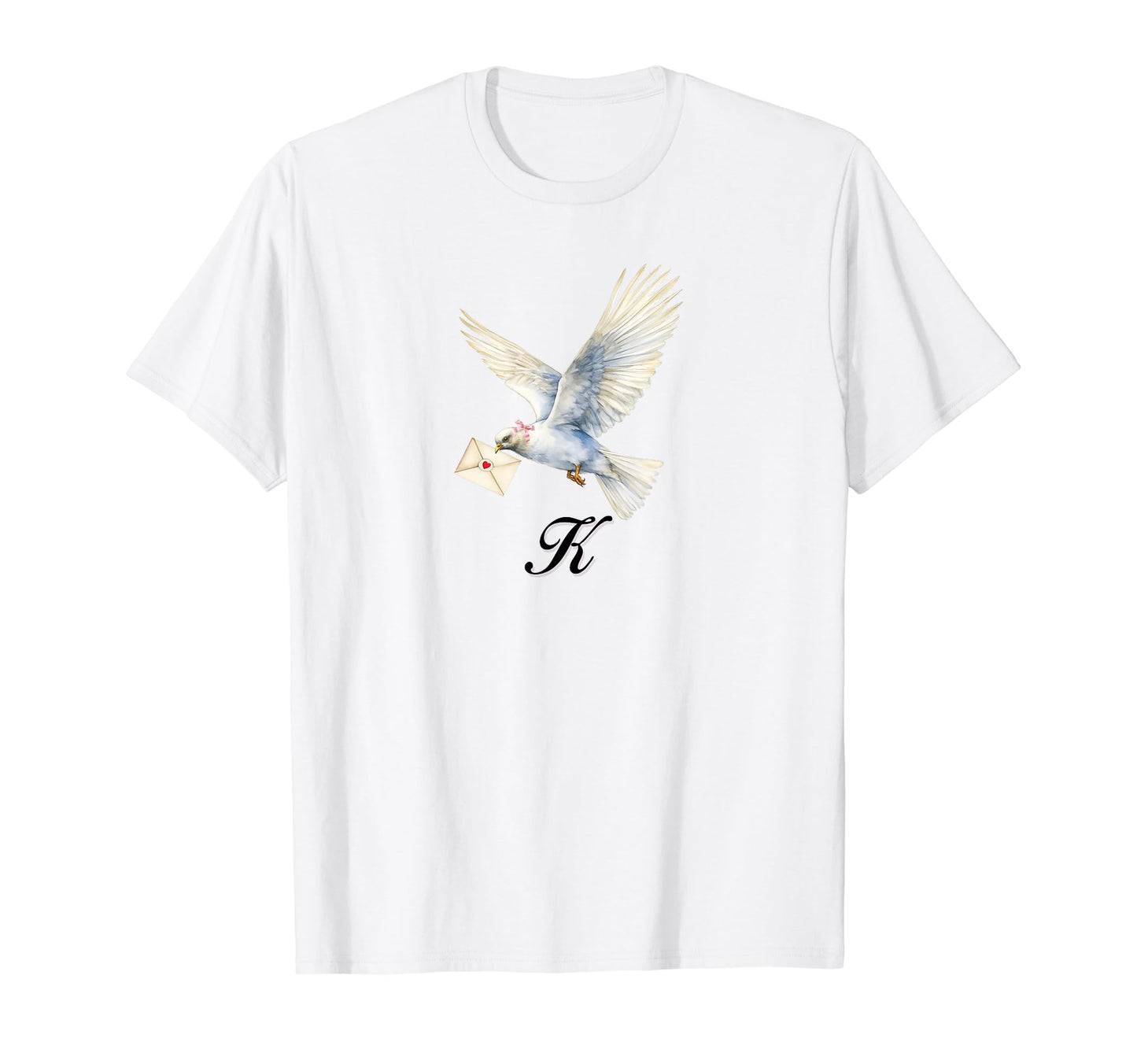 K Dove Coquette Bow Girlcore Y2K Aesthetic T-Shirt - Unique Graphic Unisex - T-Shirt, Sweatshirt, Hoodie