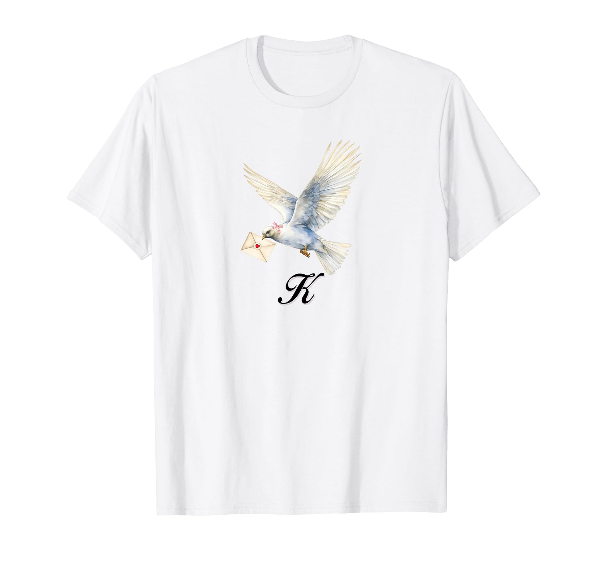 K Dove Coquette Bow Girlcore Y2K Aesthetic T-Shirt - Unique Graphic Unisex - T-Shirt, Sweatshirt, Hoodie