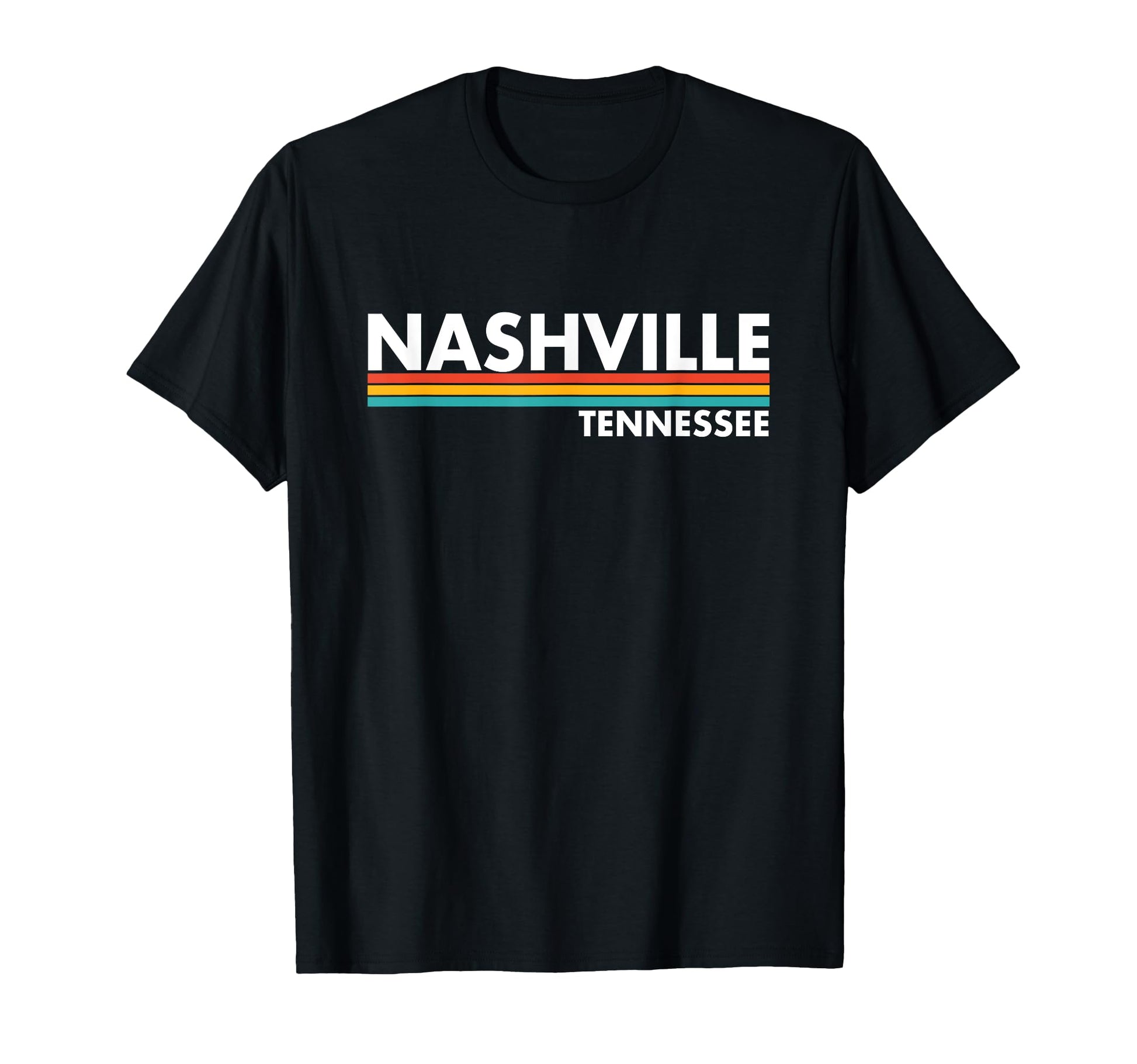 Nashville Tennessee Stripes T-Shirt - Custom Art Print Unisex - T-Shirt, Sweatshirt, Hoodie