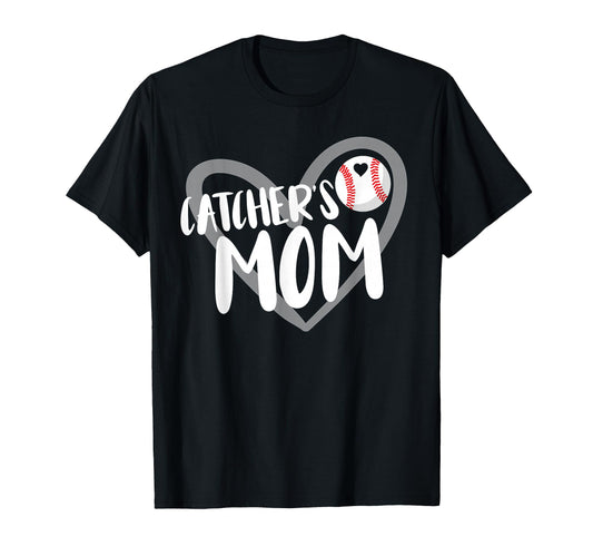 Baseball Catchers Mom T-Shirt - Trendy Graphic Unisex - T-Shirt, Sweatshirt, Hoodie