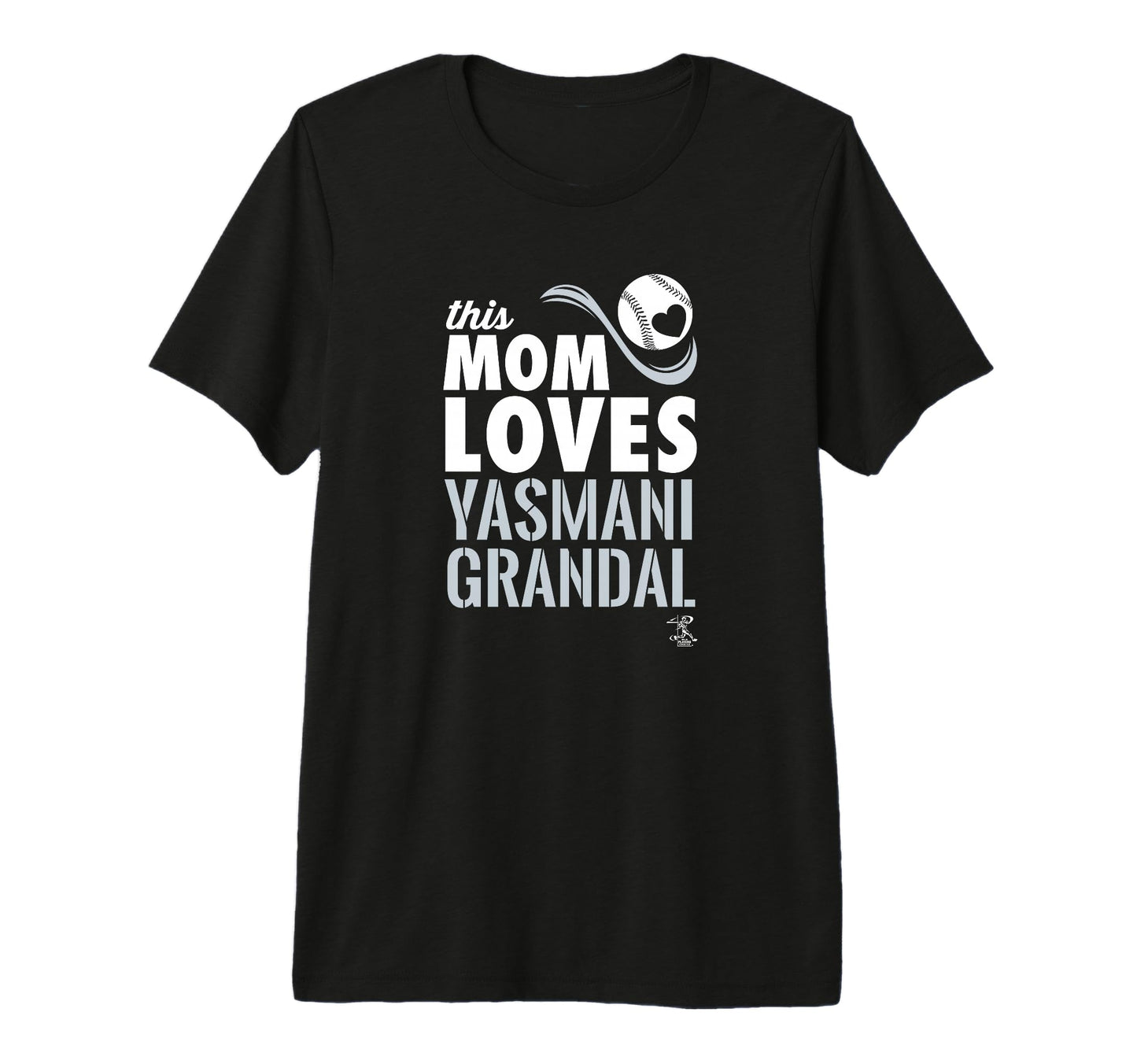 Yasmani Grandal This Mom Loves Tri Blend T-Shirt - Unique Graphic Unisex - T-Shirt, Sweatshirt, Hoodie