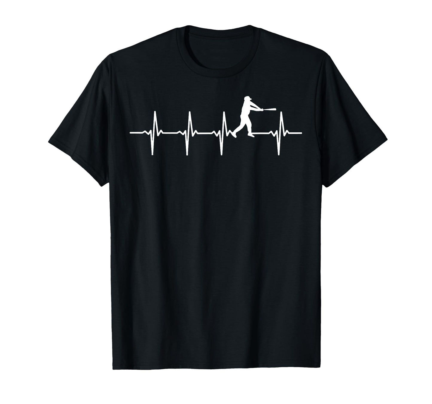 Heartbeat Base Ball Gift Baseball T-Shirt - Aesthetic Graphic for Adults - T-Shirt, Sweatshirt, Hoodie