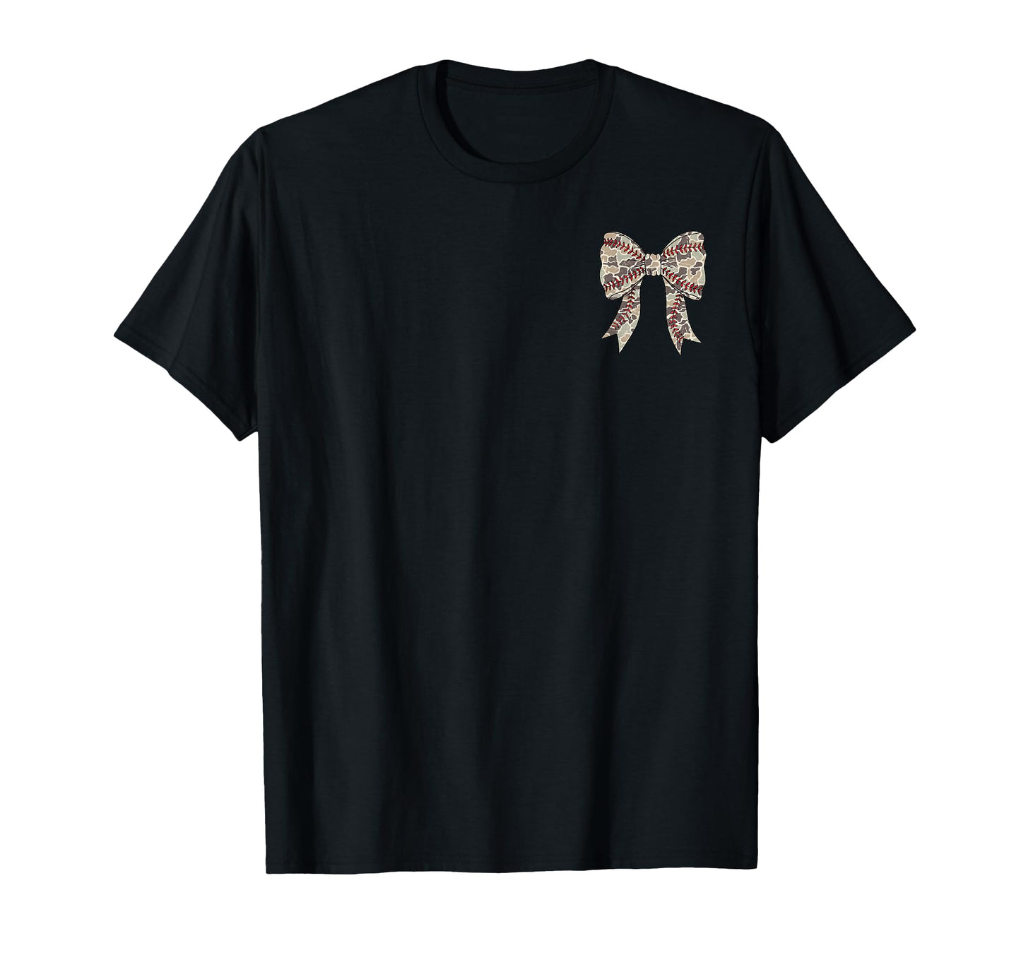 2 Sided Camo Baseball Mama T-Shirt - Casual Everyday Wear Men Women - T-Shirt, Sweatshirt, Hoodie