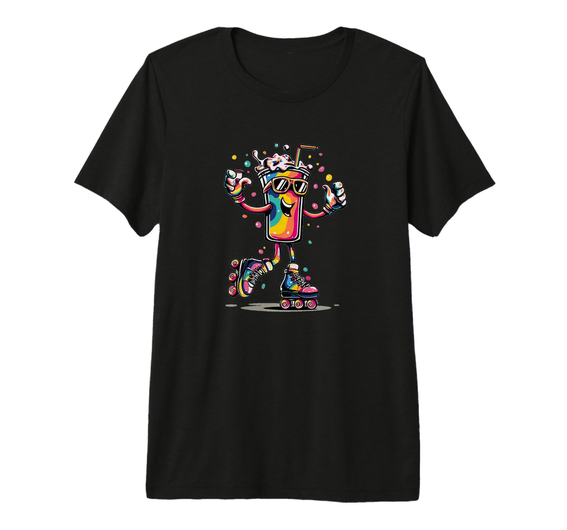 Nice Disco Costume Roller Skates T-Shirt - Casual Everyday Wear Unisex - T-Shirt, Sweatshirt, Hoodie
