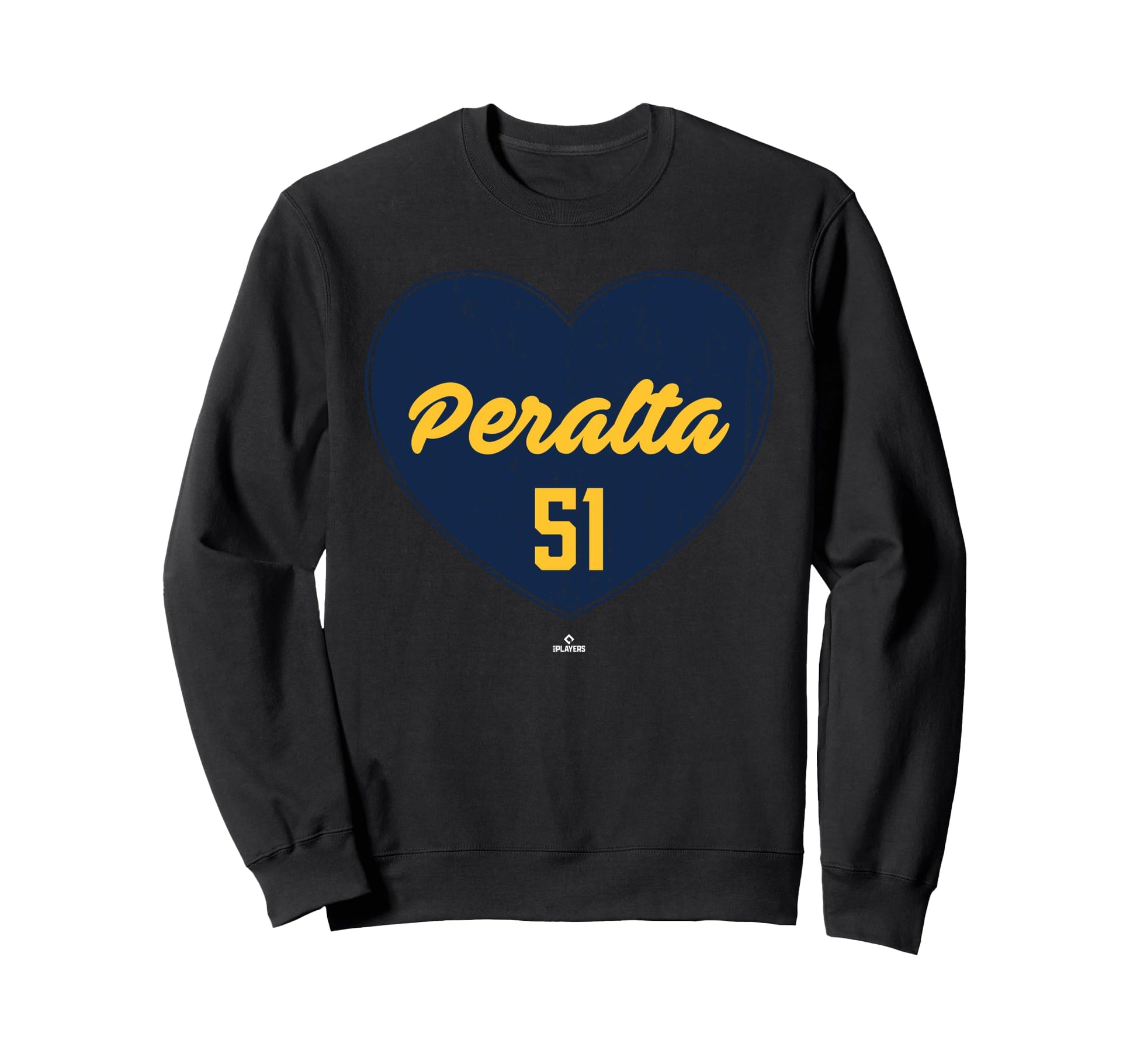 Distressed Heart Freddy Peralta Sweatshirt - Fun Novelty Design Unisex - T-Shirt, Sweatshirt, Hoodie