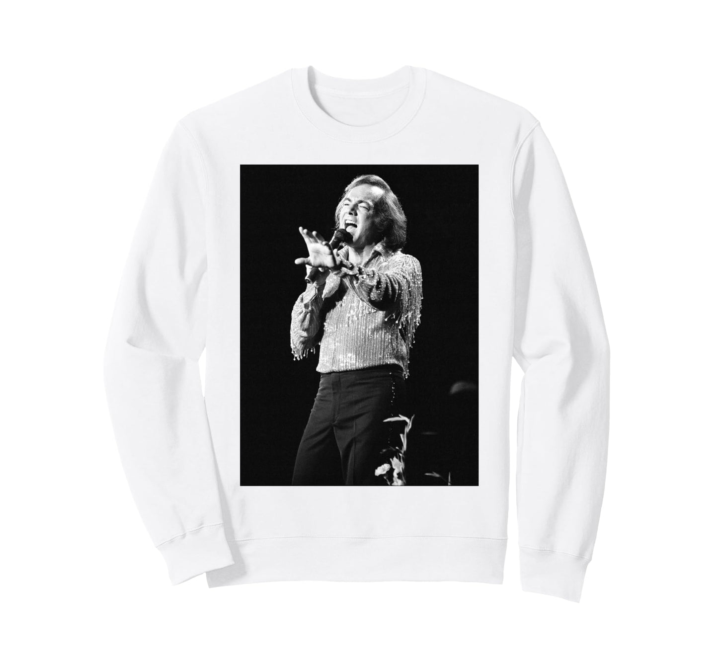 Neil Diamond Live Forever Blue Sweatshirt - Novelty Apparel Men Women - T-Shirt, Sweatshirt, Hoodie