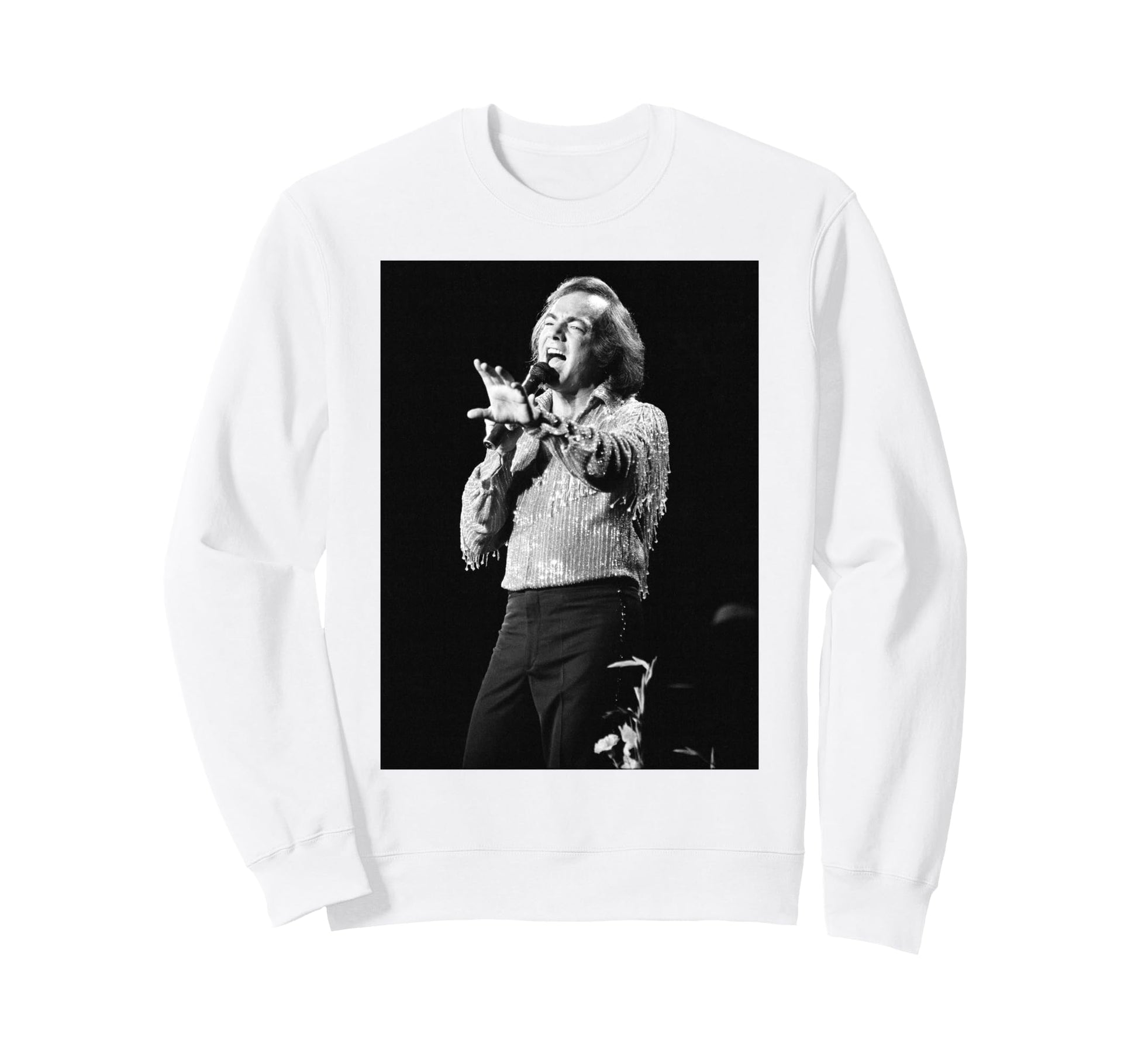 Neil Diamond Live Forever Blue Sweatshirt - Novelty Apparel Men Women - T-Shirt, Sweatshirt, Hoodie