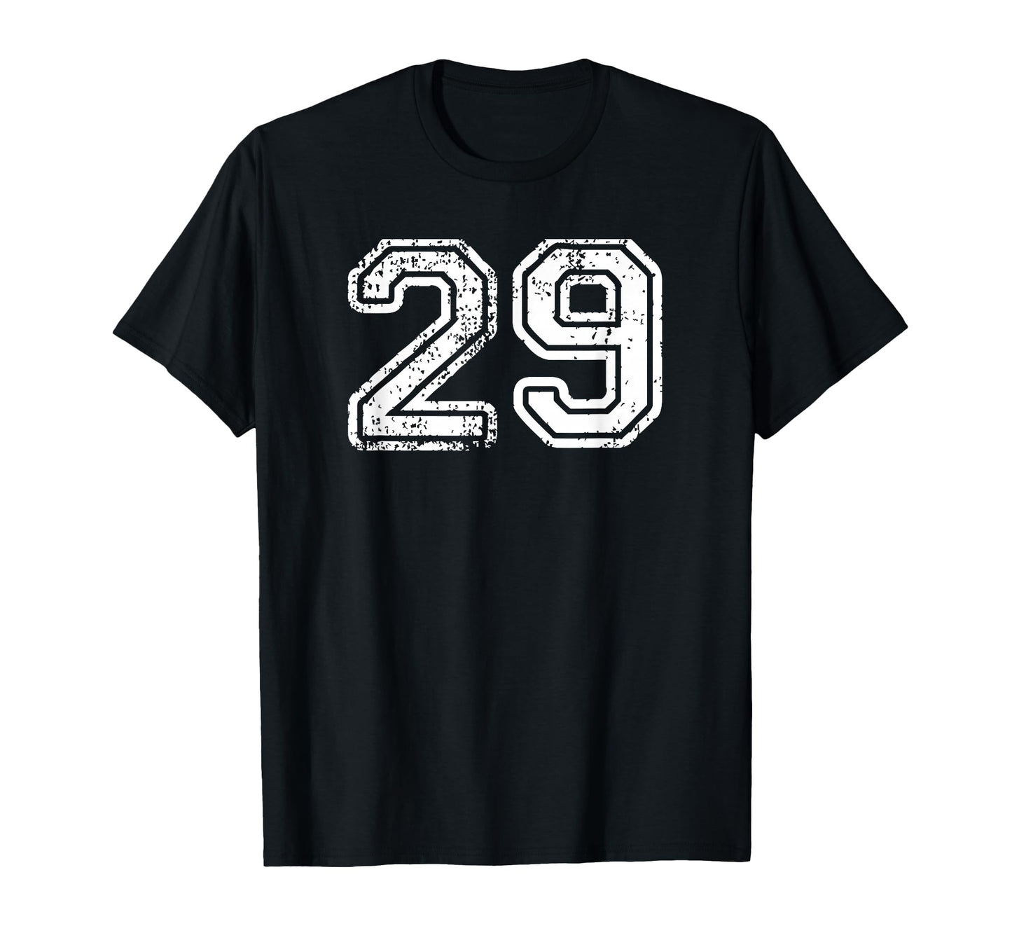 Number 29 Baseball Football Soccer Birthday T-Shirt - Graphic Print Unisex - T-Shirt, Sweatshirt, Hoodie