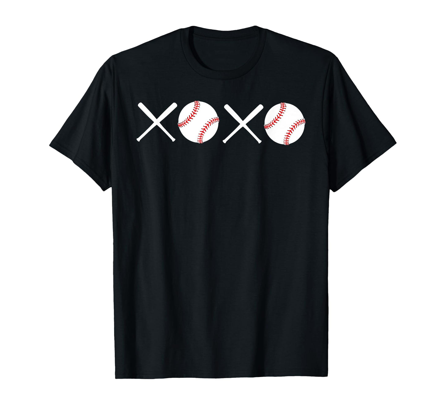 Xoxo Funny Baseball Love T-Shirt - Novelty Apparel Unisex - T-Shirt, Sweatshirt, Hoodie