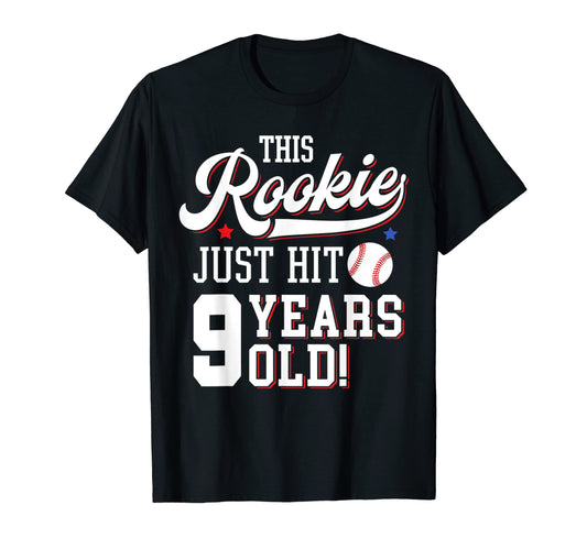 Baseball Birthday Party This Rookie T-Shirt - Trendy Graphic for Adults - T-Shirt, Sweatshirt, Hoodie