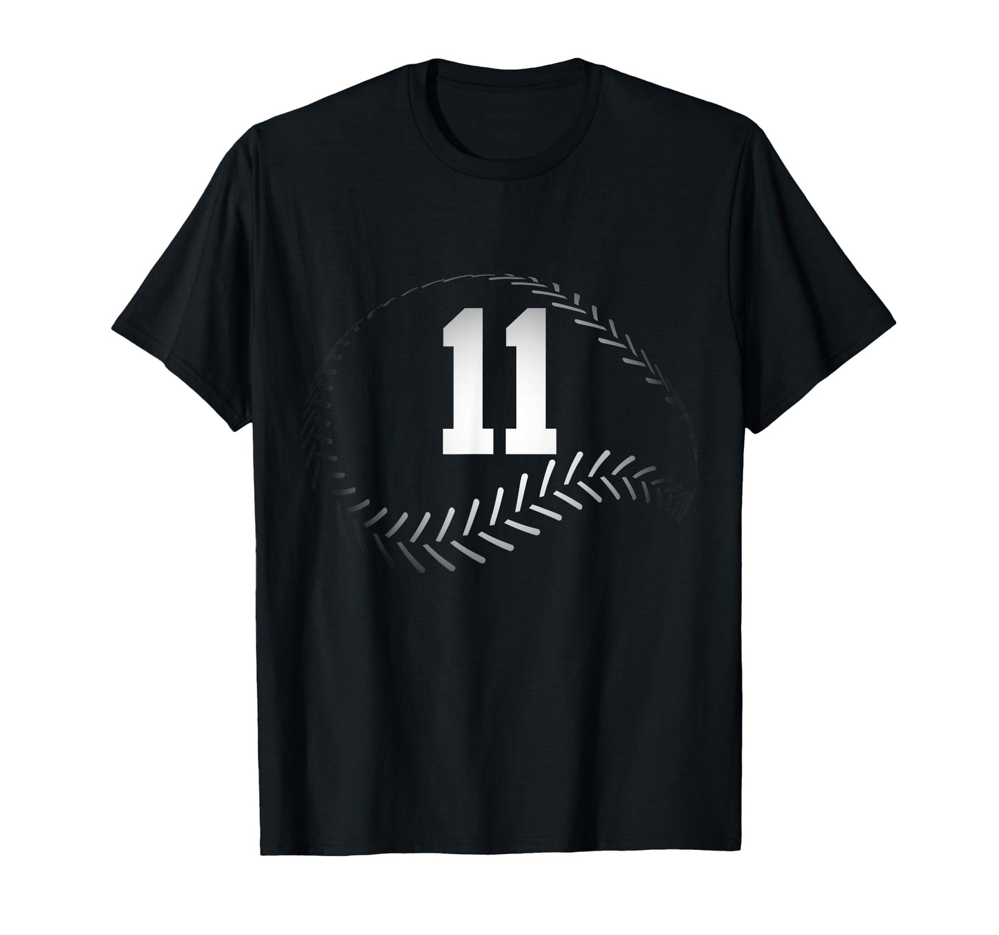 Number 11 Years Baseball 11Th T-Shirt - Aesthetic Graphic for Adults - T-Shirt, Sweatshirt, Hoodie