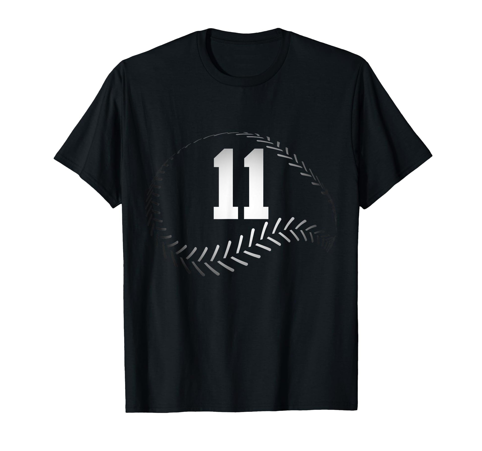 Number 11 Years Baseball 11Th T-Shirt - Aesthetic Graphic for Adults - T-Shirt, Sweatshirt, Hoodie