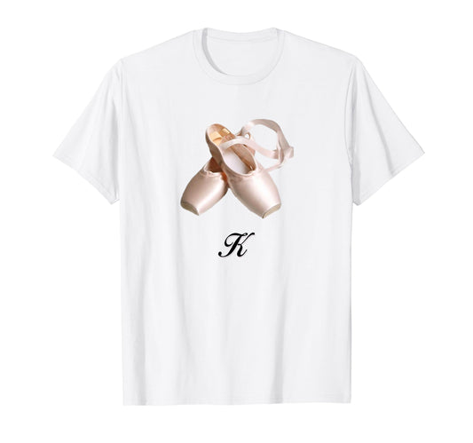 Ballet K Coquette Girlcore Y2K T-Shirt - Minimalist Print for Adults - T-Shirt, Sweatshirt, Hoodie