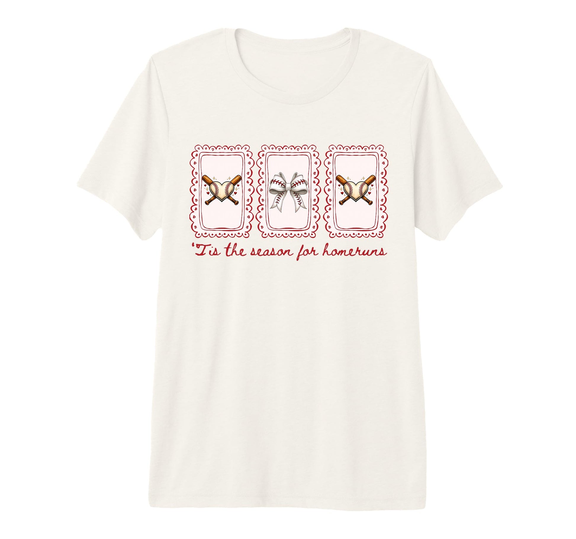 Baseball Mama Tis Season Homeruns T-Shirt - Graphic Print Men Women - T-Shirt, Sweatshirt, Hoodie