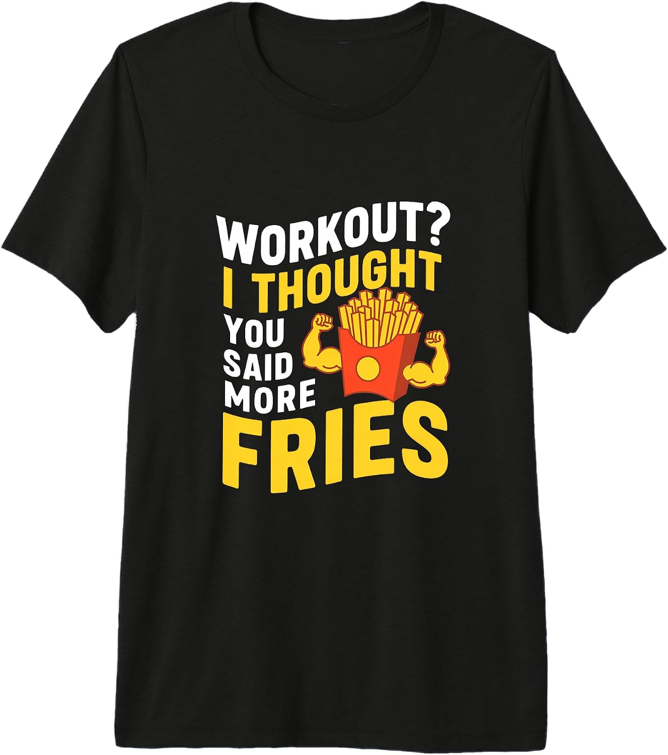 Comfort Foodie Humor Anti Fitness Fast Food Jokes - Adult & Kids T-Shirts, Sweatshirts & Hoodies apparel design preview 1