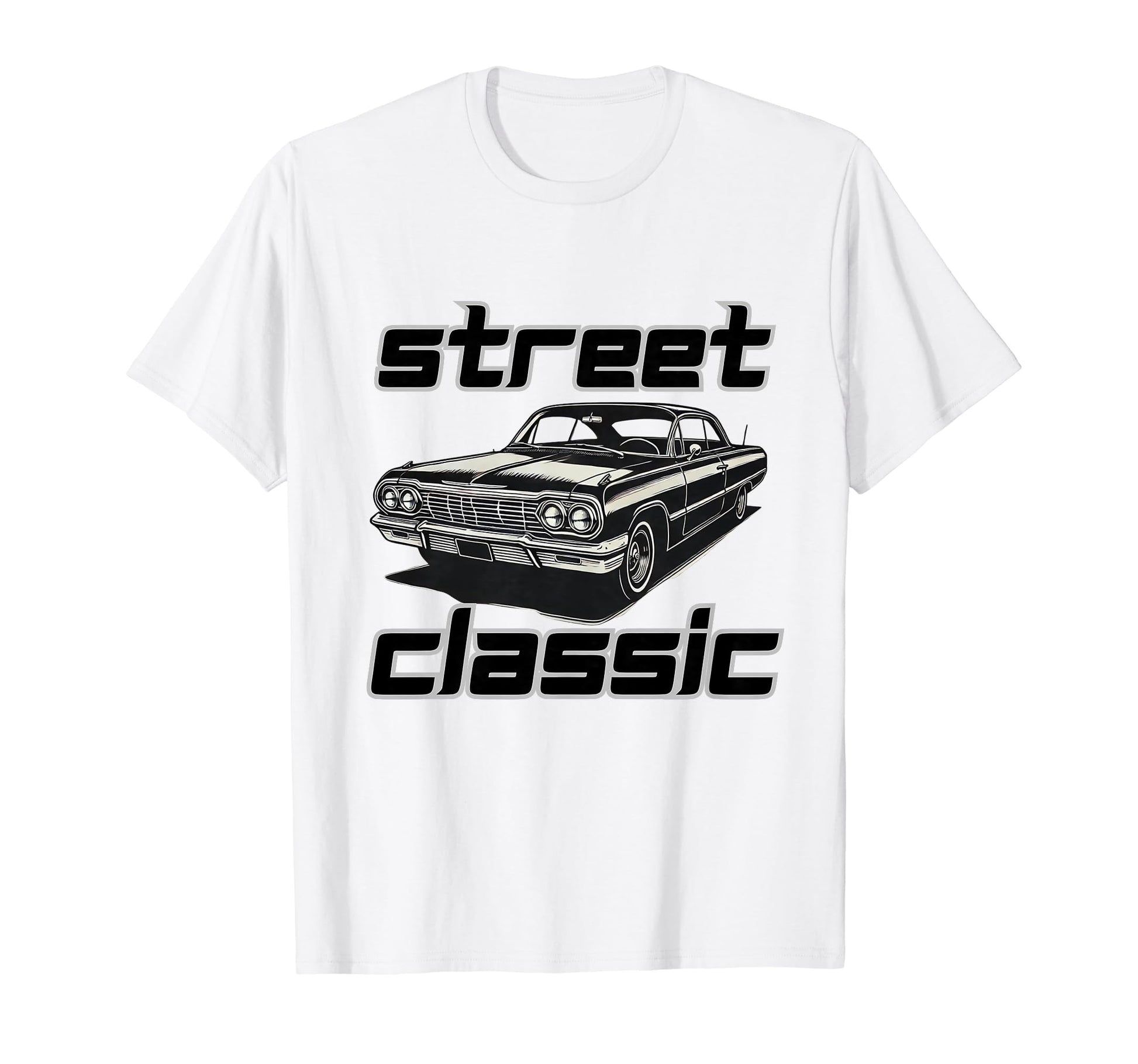 Car Muscle Car American Car Lowrider Car T-Shirt - Streetwear Style Unisex - T-Shirt, Sweatshirt, Hoodie