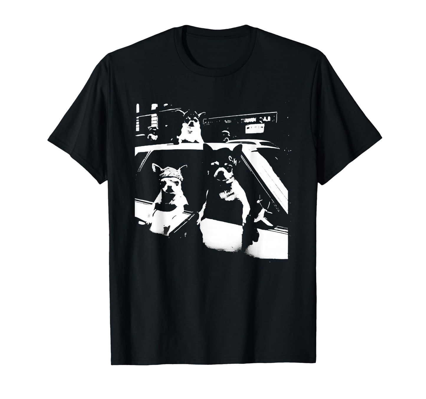 Funny Chihuahua Meme Gangster Dog Driving T-Shirt - Novelty Apparel Unisex - T-Shirt, Sweatshirt, Hoodie