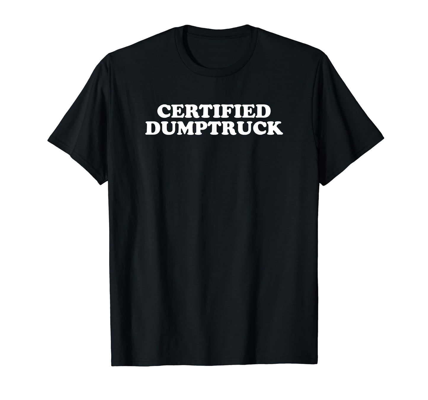 Certified Dumptruck Funny Y2K Aesthetic T-Shirt - Novelty Apparel Unisex - T-Shirt, Sweatshirt, Hoodie