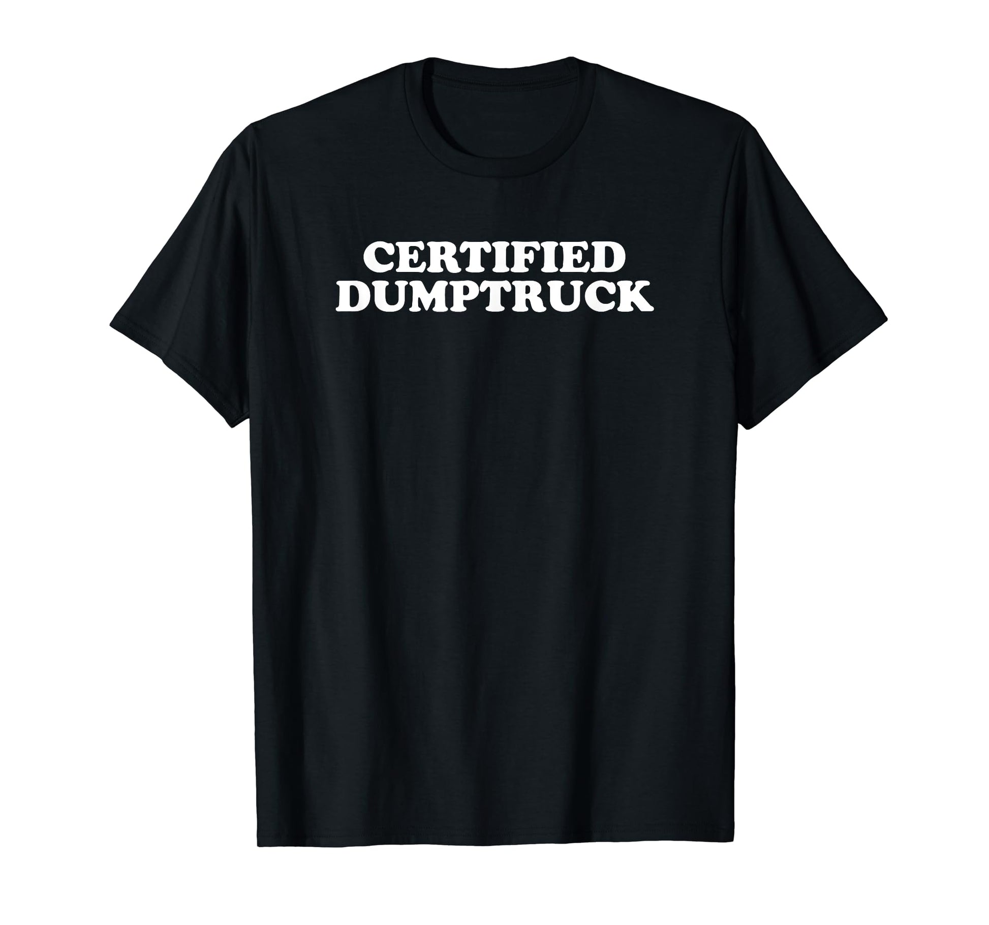 Certified Dumptruck Funny Y2K Aesthetic T-Shirt - Novelty Apparel Unisex - T-Shirt, Sweatshirt, Hoodie