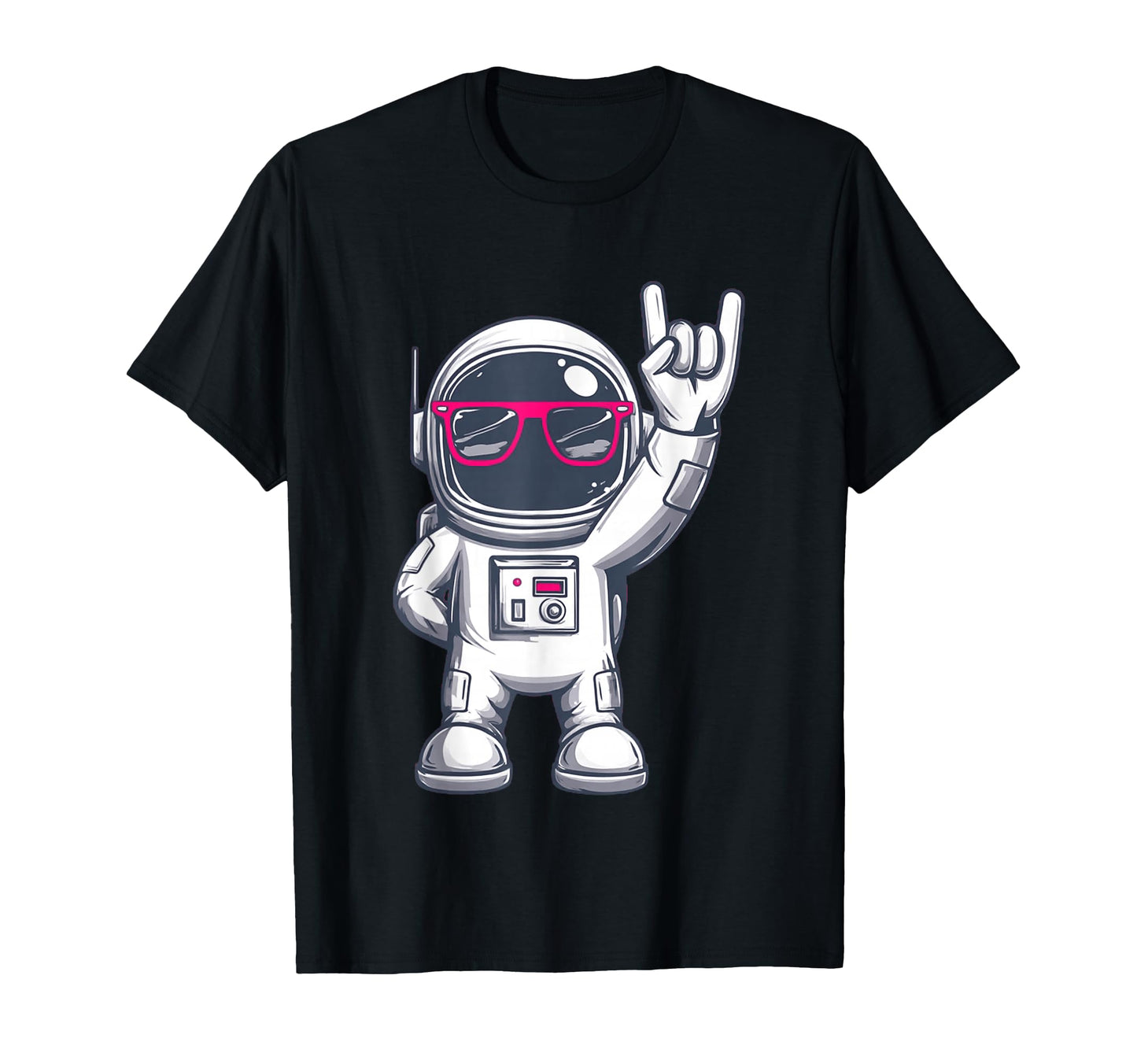 Funny Astronaut Space Theme Rock T-Shirt - Graphic Print Men Women - T-Shirt, Sweatshirt, Hoodie