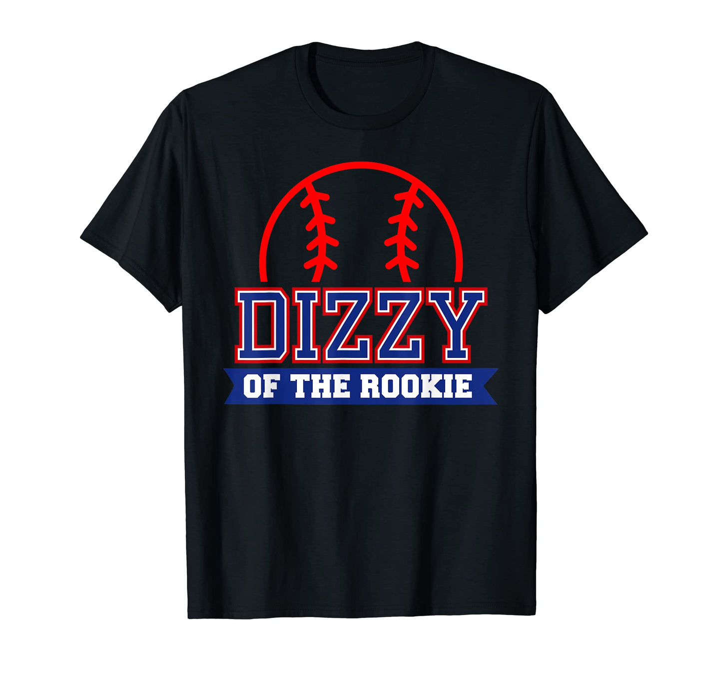 Dizzy Rookie 1St Birthday Baseball T-Shirt - Trendy Graphic Men Women - T-Shirt, Sweatshirt, Hoodie