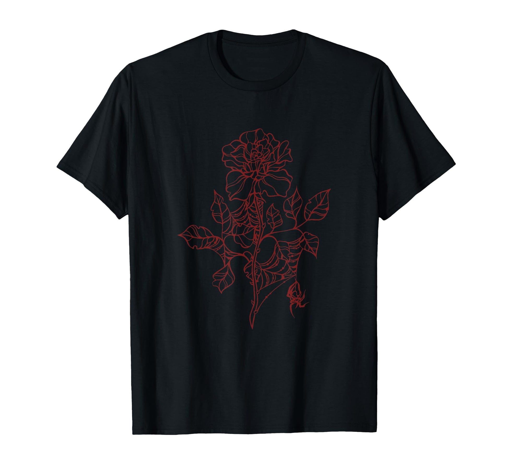 Emo Goth Alt Fairy Grunge Y2K Flower T-Shirt - Aesthetic Graphic Men Women - T-Shirt, Sweatshirt, Hoodie