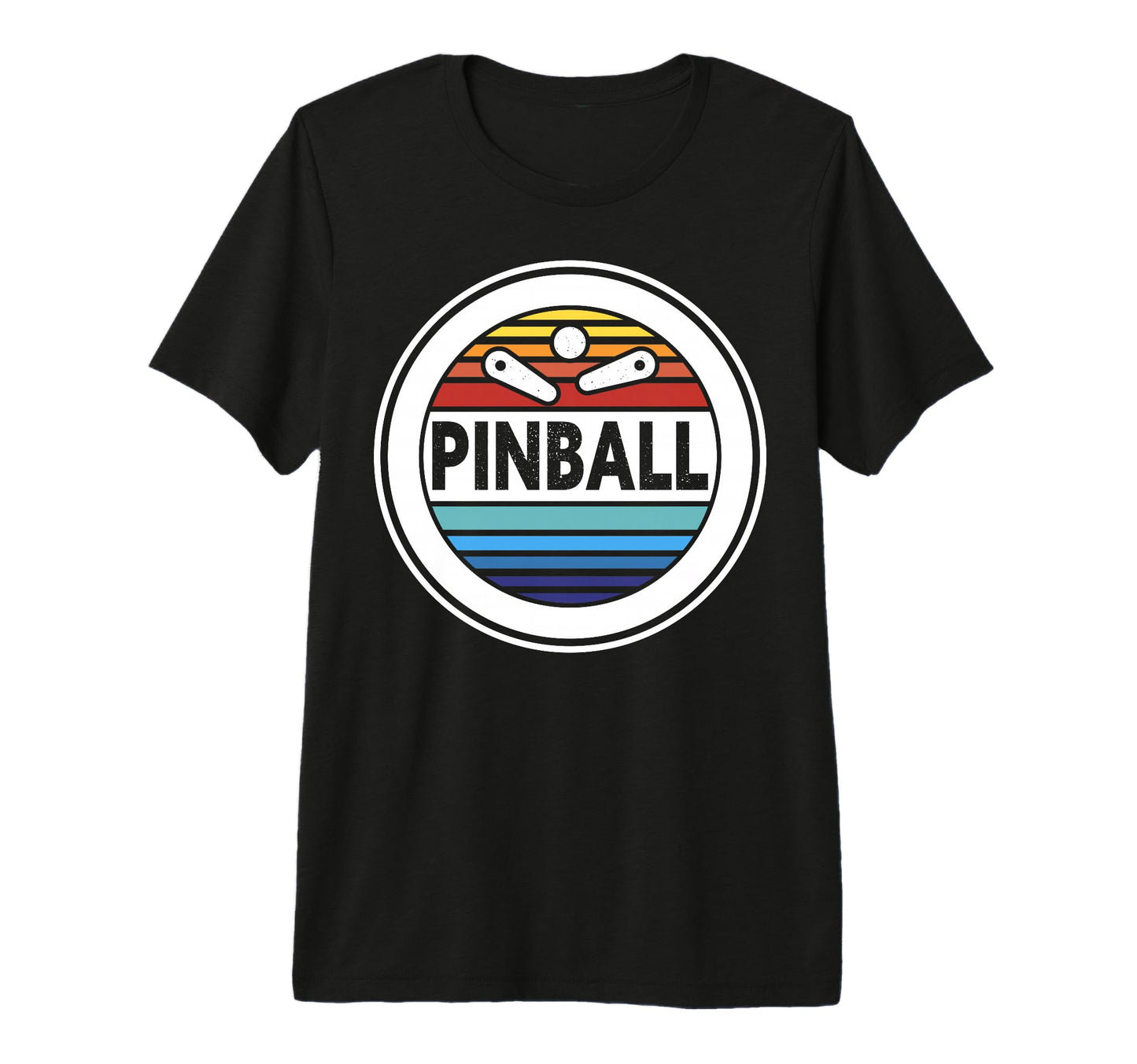Pinball Arcade Game Enthusiast Tri T-Shirt - Fun Novelty Design Men Women - T-Shirt, Sweatshirt, Hoodie