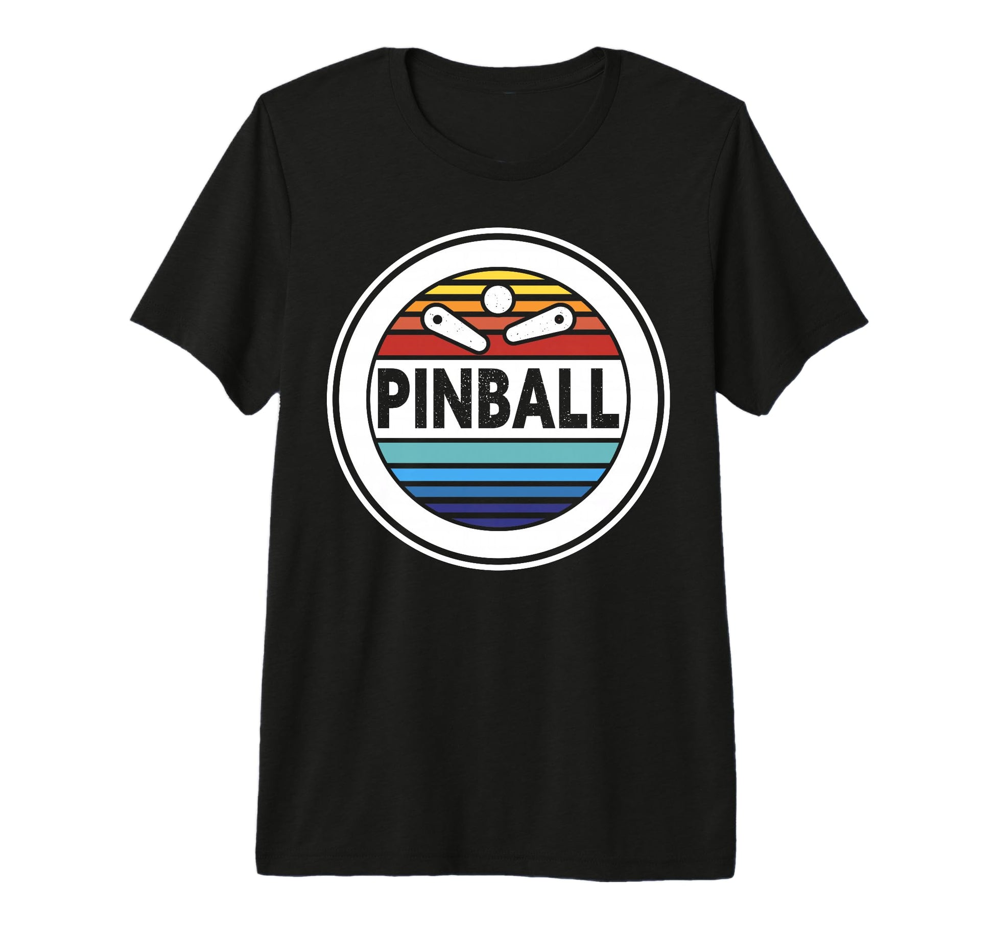Pinball Arcade Game Enthusiast Tri T-Shirt - Fun Novelty Design Men Women - T-Shirt, Sweatshirt, Hoodie