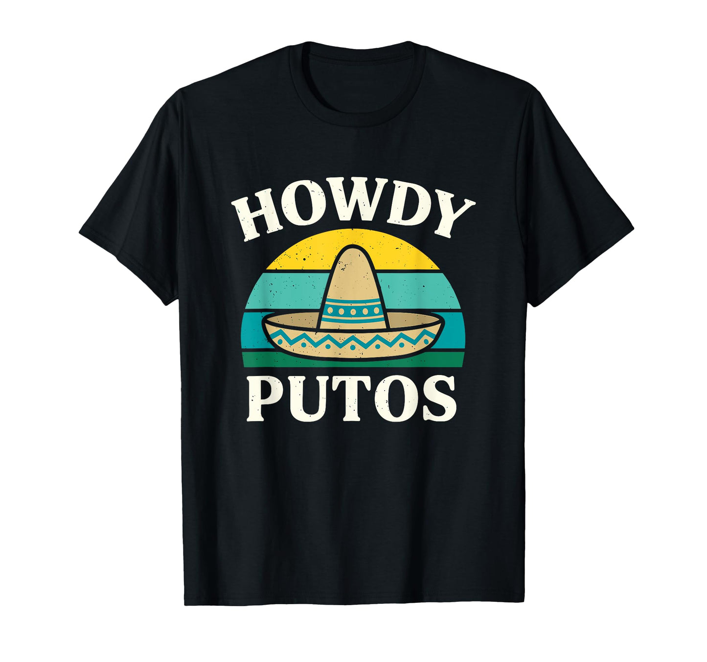 Howdy Putos Festival Rodeo Funny Cowboy T-Shirt - Minimalist Print Unisex - T-Shirt, Sweatshirt, Hoodie