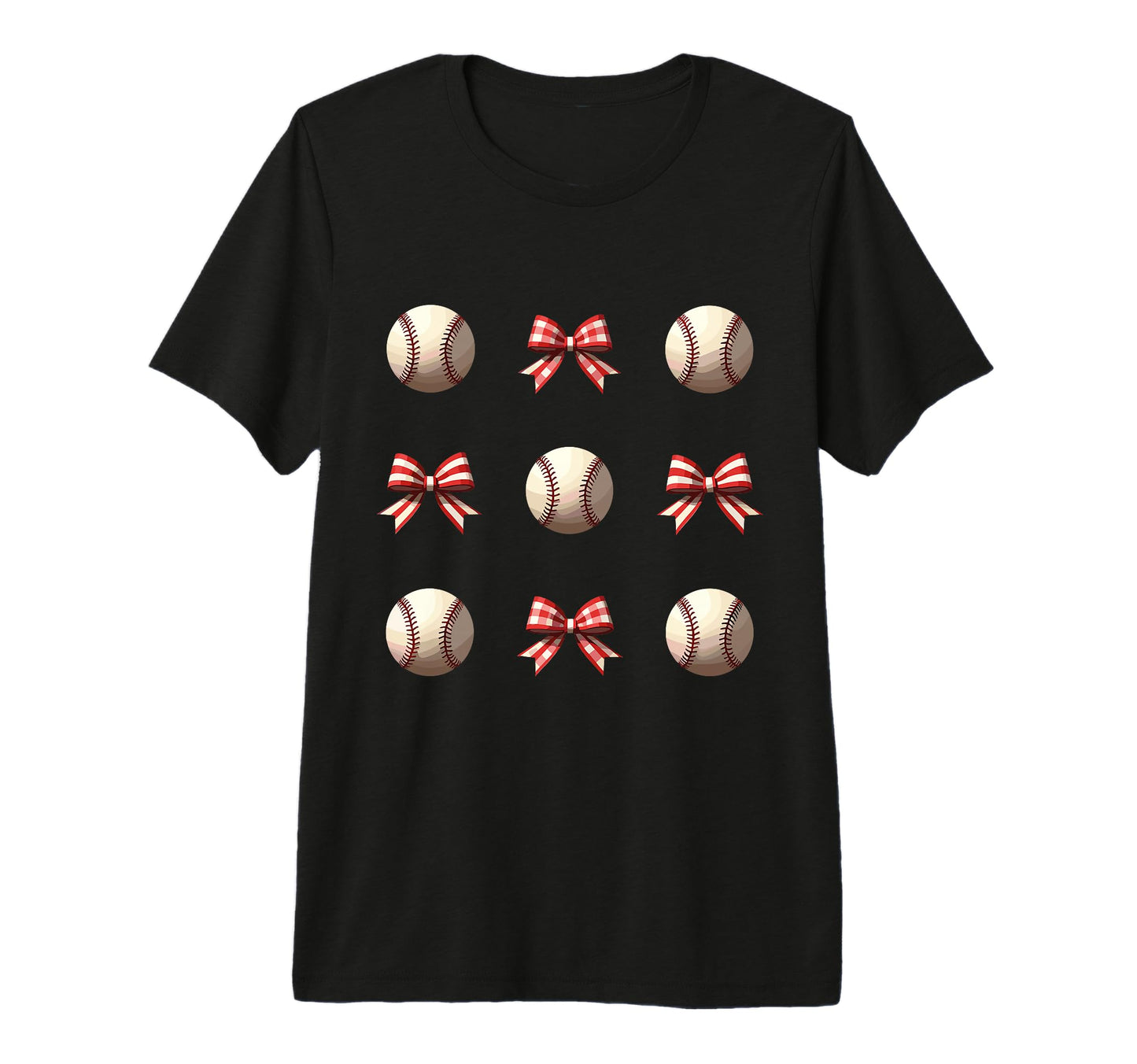Baseball Coquette Bow Funny Bow T-Shirt - Aesthetic Graphic for Adults - T-Shirt, Sweatshirt, Hoodie